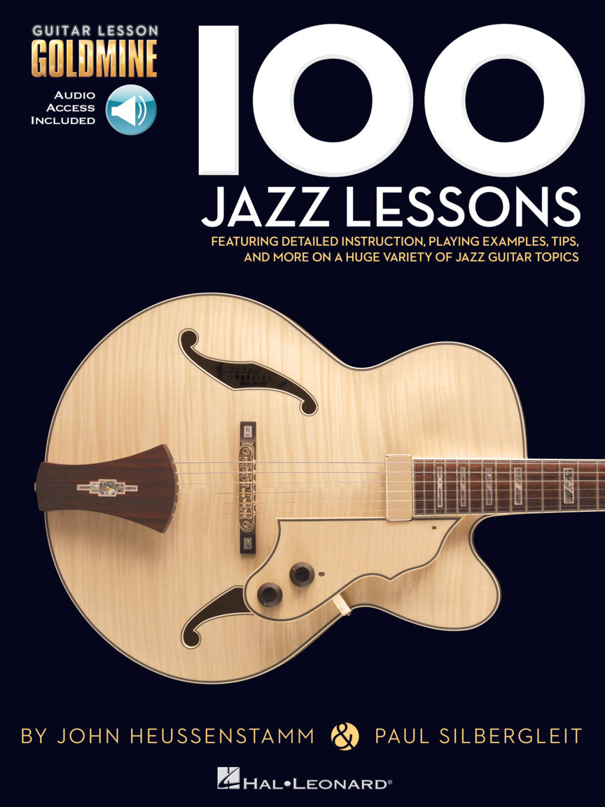 100 Jazz Lessons: Guitar Lesson Goldmine Series (Softcover)