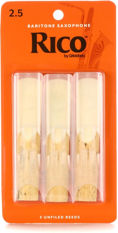 Rico by D'Addario Saxophone Reeds 3-Pack