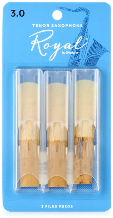 Royal by D'Addario Saxophone Reeds, 3-Pack