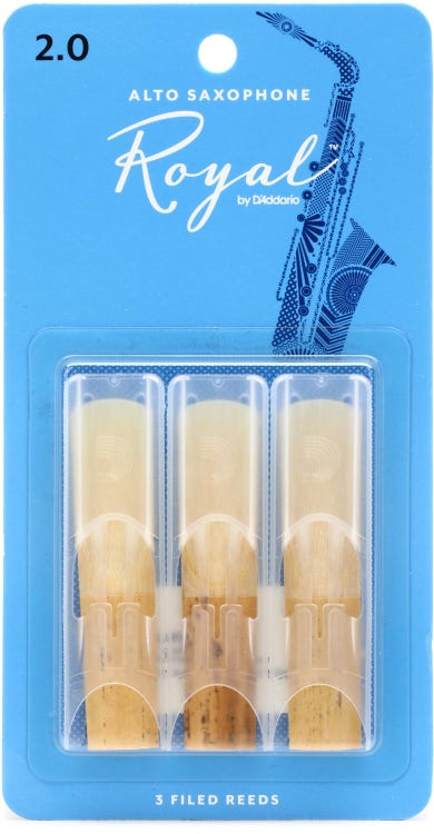 Royal by D'Addario Saxophone Reeds, 3-Pack