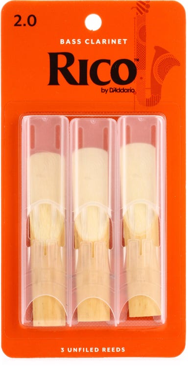Rico by D'Addario Clarinet Reeds, 3-Pack