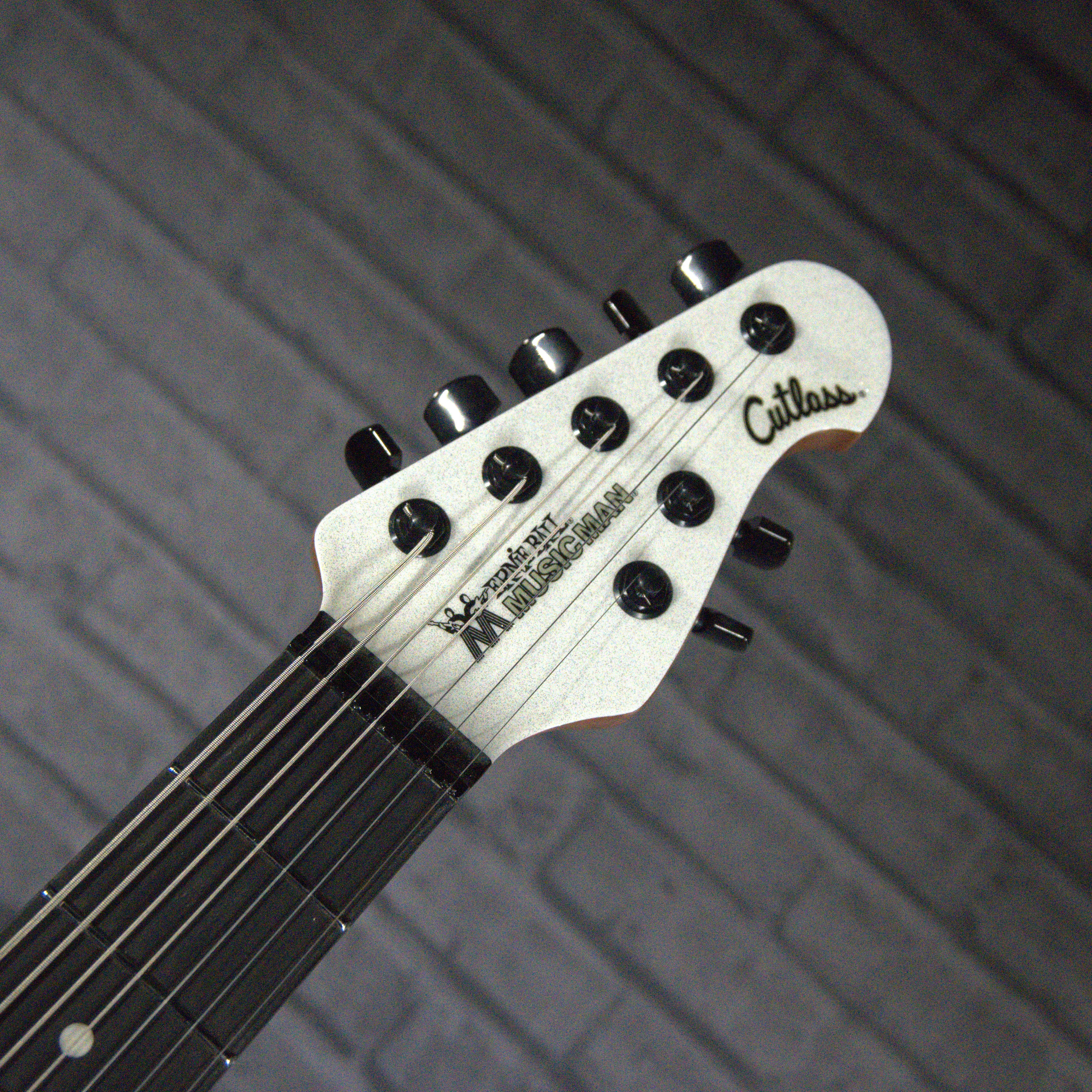 Ernie Ball Music Man Jason Richardson Cutlass 7 String Electric Guitar (Empress White) - USED