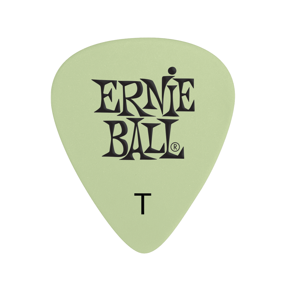 Ernie Ball Cellulose Super Glow Guitar Pick - 12 Pack