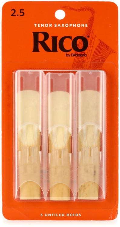 Rico by D'Addario Saxophone Reeds 3-Pack