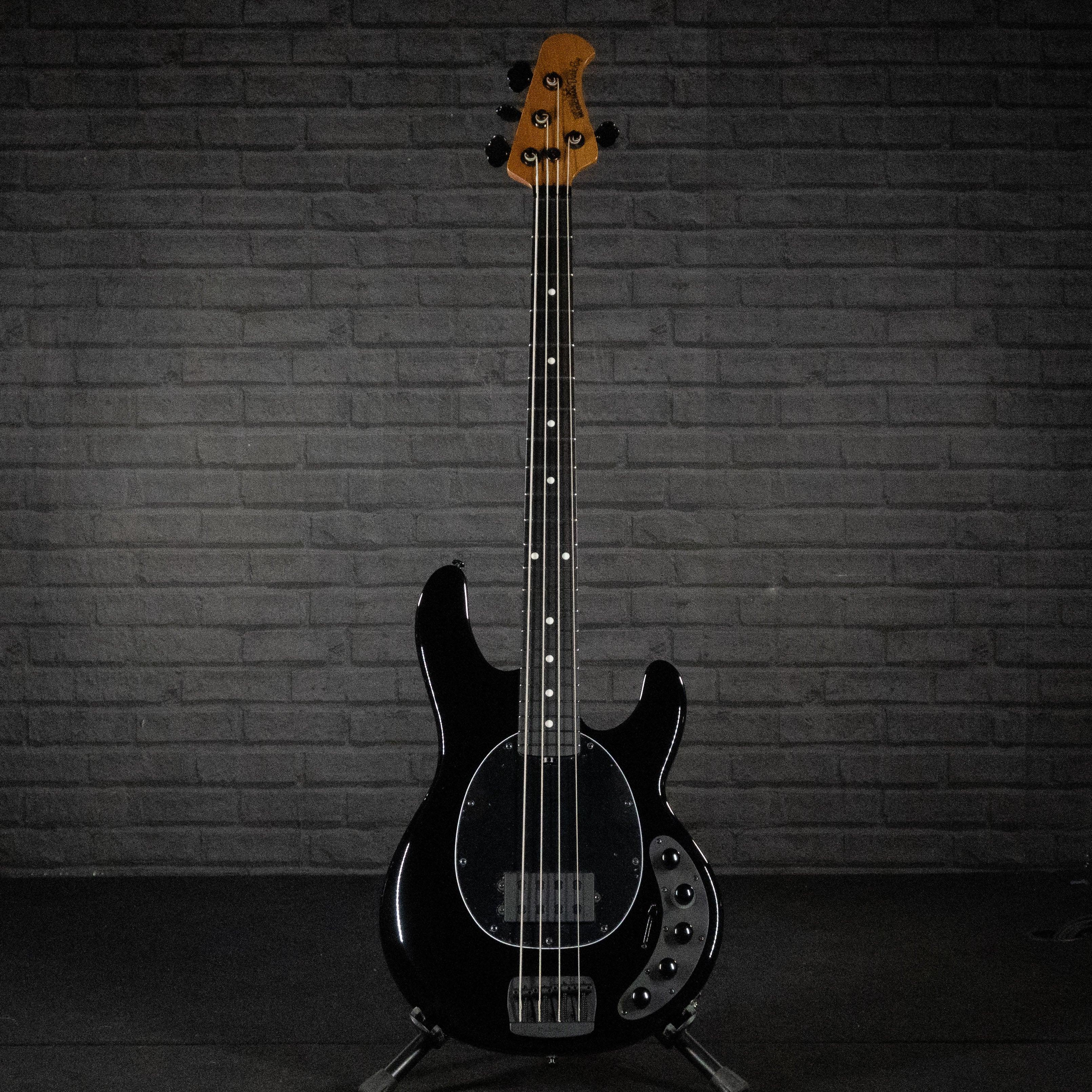 Ernie Ball Music Man DarkRay 4-String Electric Bass (Obsidian Black) - Impulse Music Co.