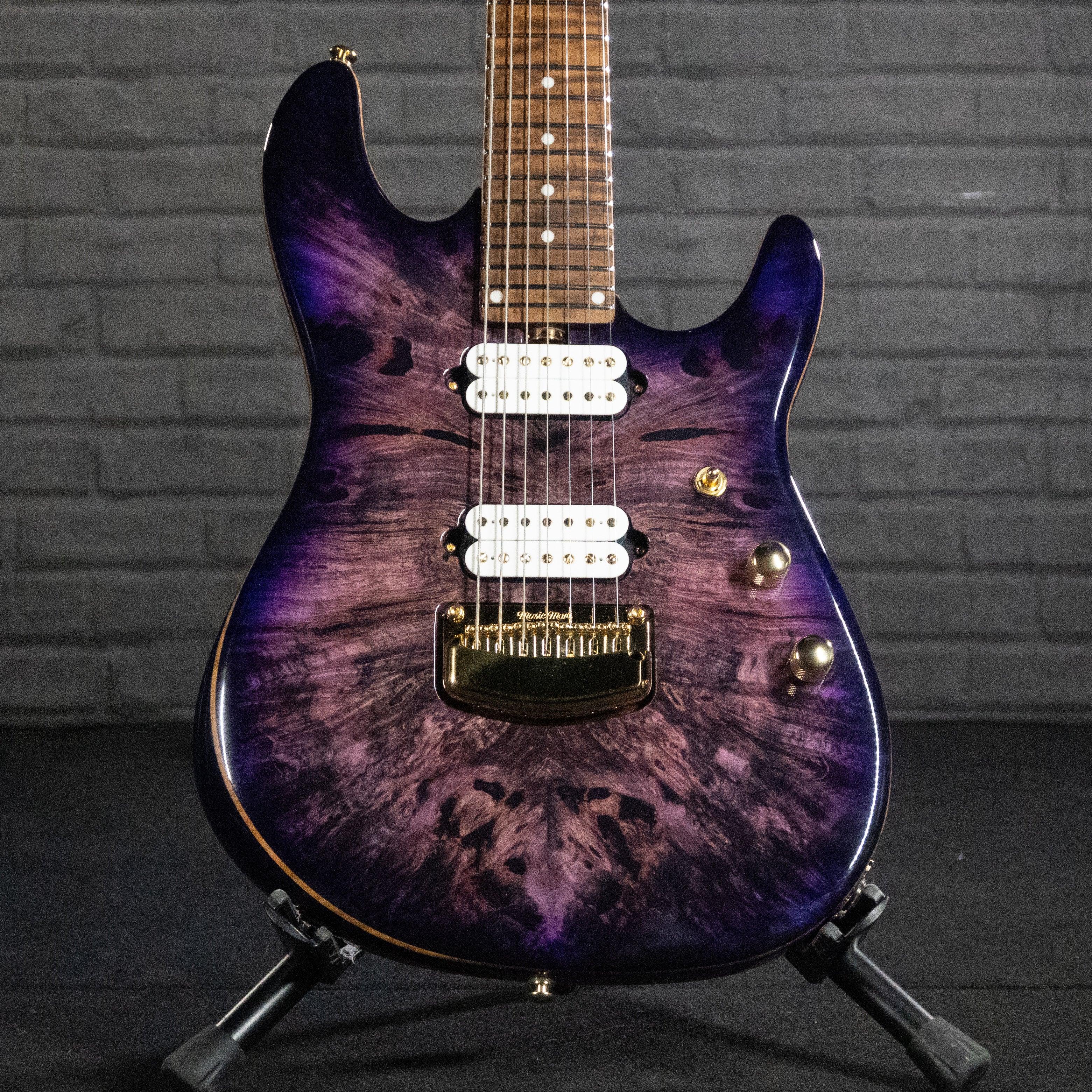 Ernie Ball Music Man Jason Richardson 7-String Cutlass Electric Guitar (Majora Purple) - Impulse Music Co.