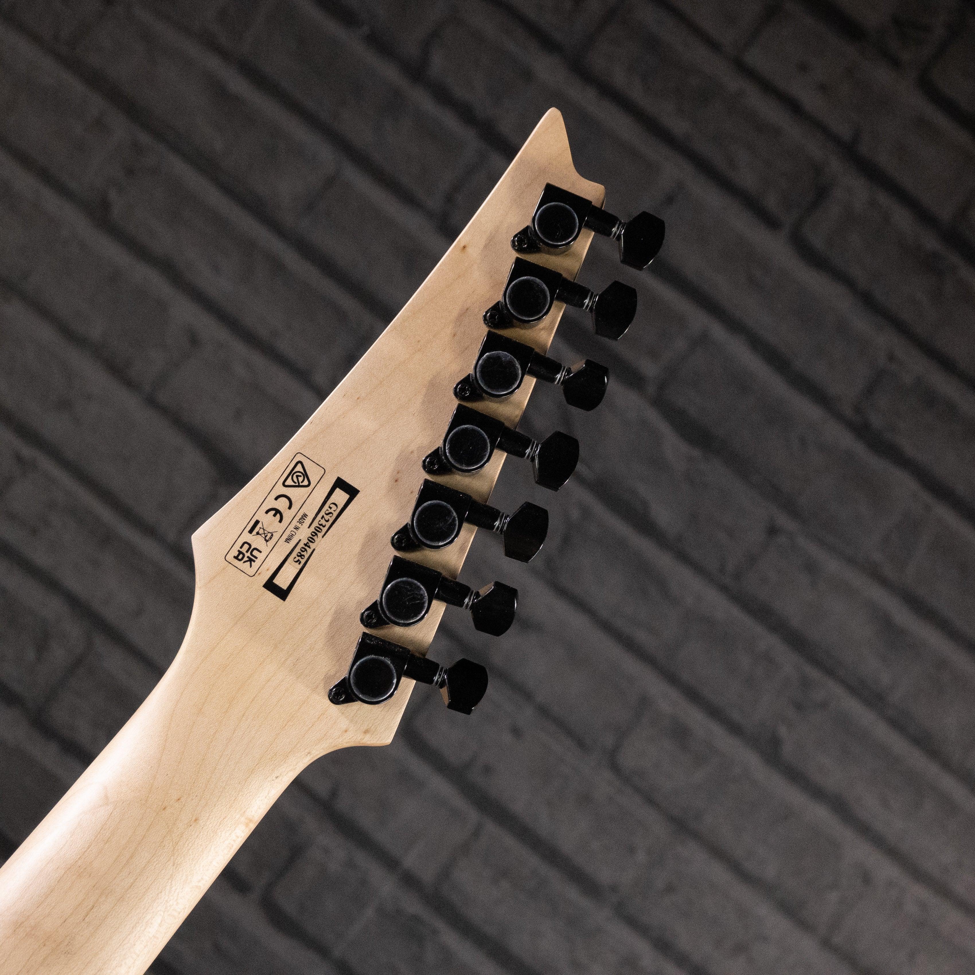 Ibanez Gio GRG7221 7-String Electric Guitar (White) - Impulse Music Co.