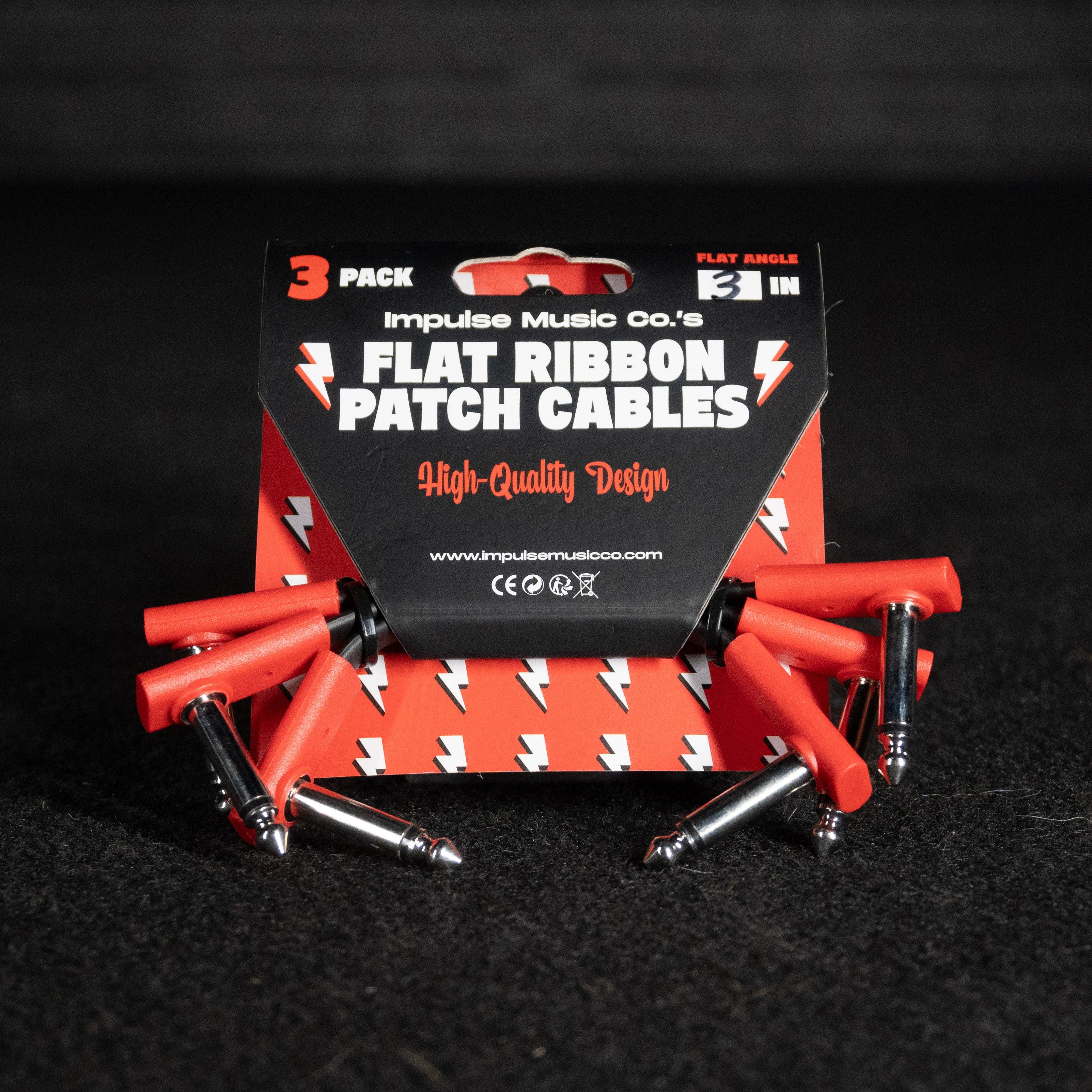Impulse Music Co. Patch Cables 3" (3 Pack) - Impulse Music Co.