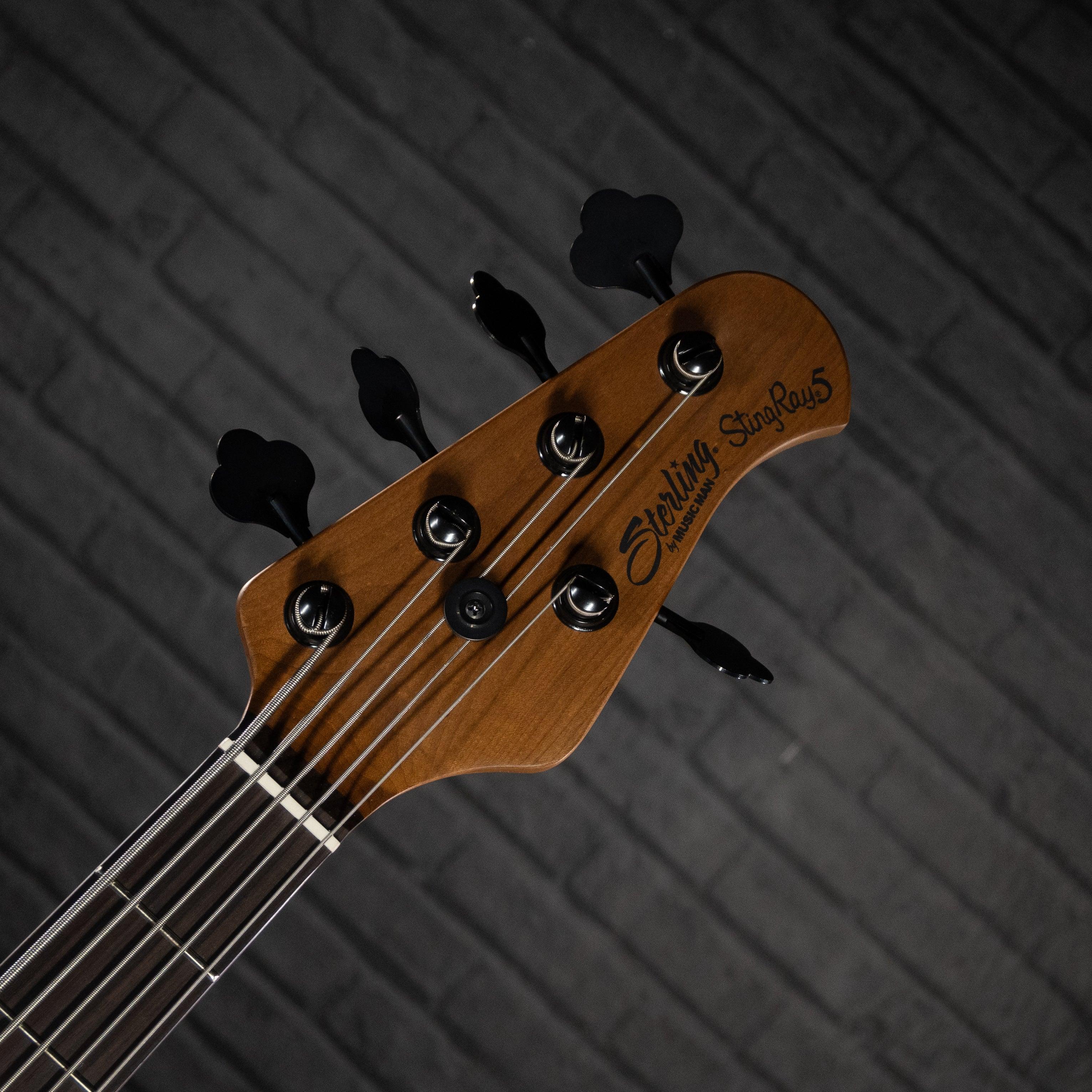 Sterling by Music Man StingRay RAY35HH Electric Bass Guitar (Amber) - Impulse Music Co.