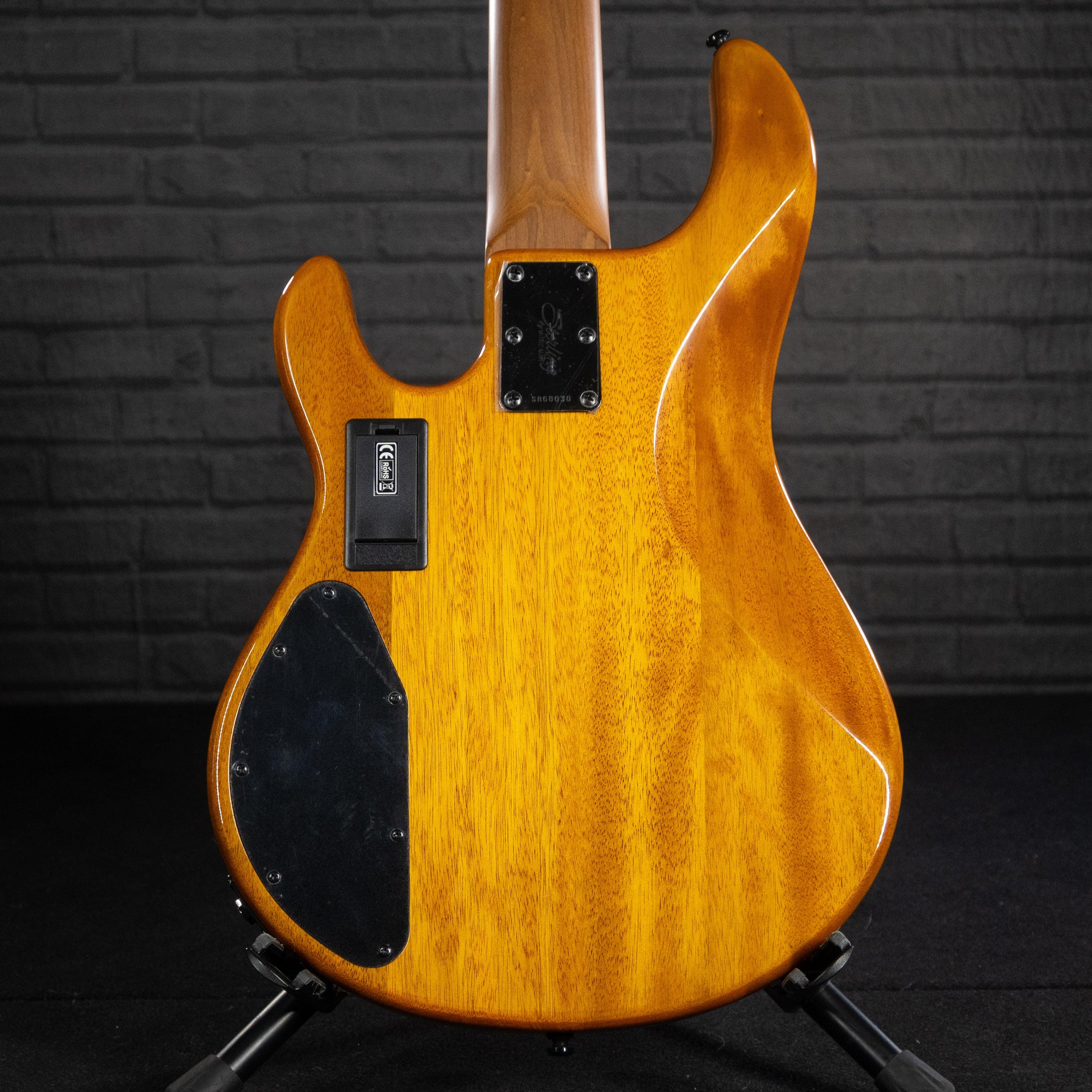Sterling by Music Man StingRay RAY35HH Electric Bass Guitar (Amber) - Impulse Music Co.