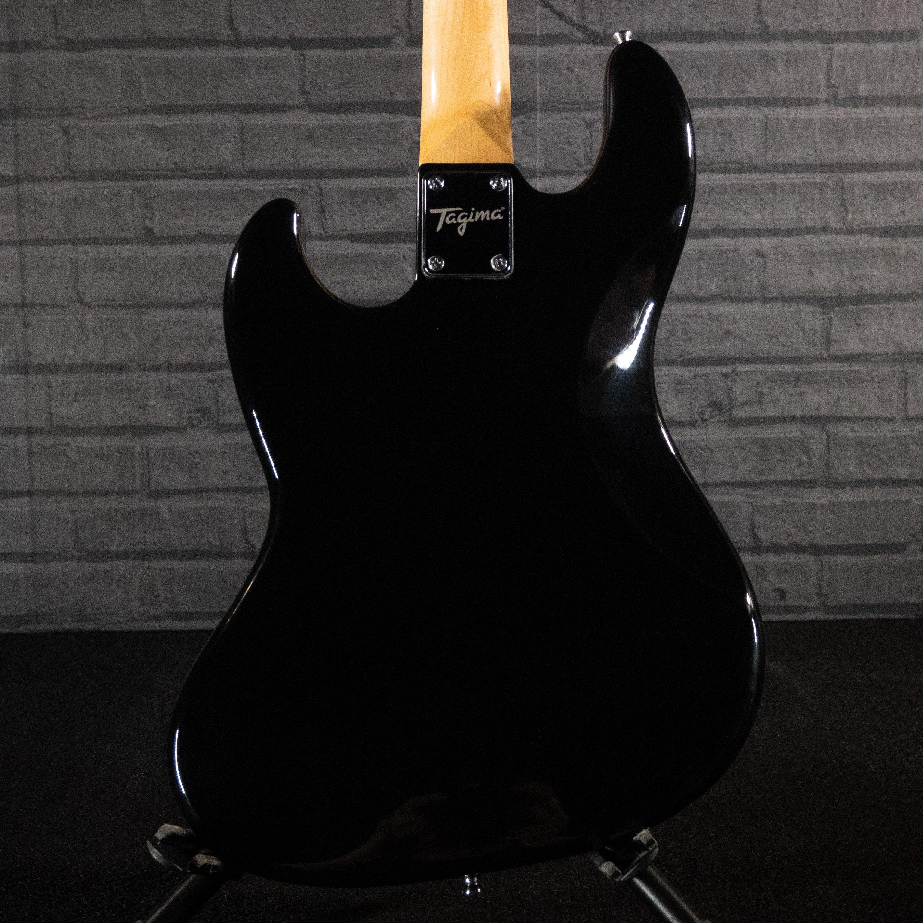 Tagima TW-73 4-String Electric Bass Guitar (Black w/ Tortoise Shell Pickguard) - Impulse Music Co.