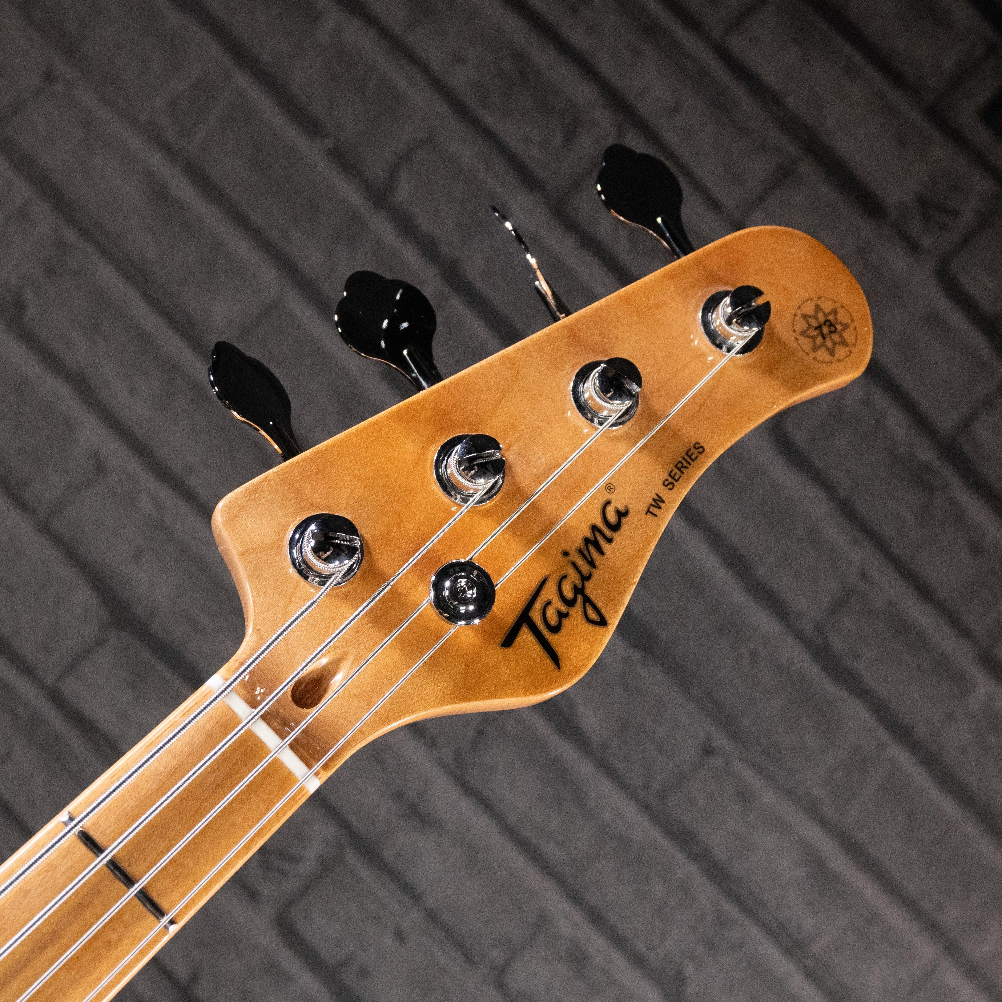 Tagima TW-73 4-String Electric Bass Guitar (Olympic White) - Impulse Music Co.