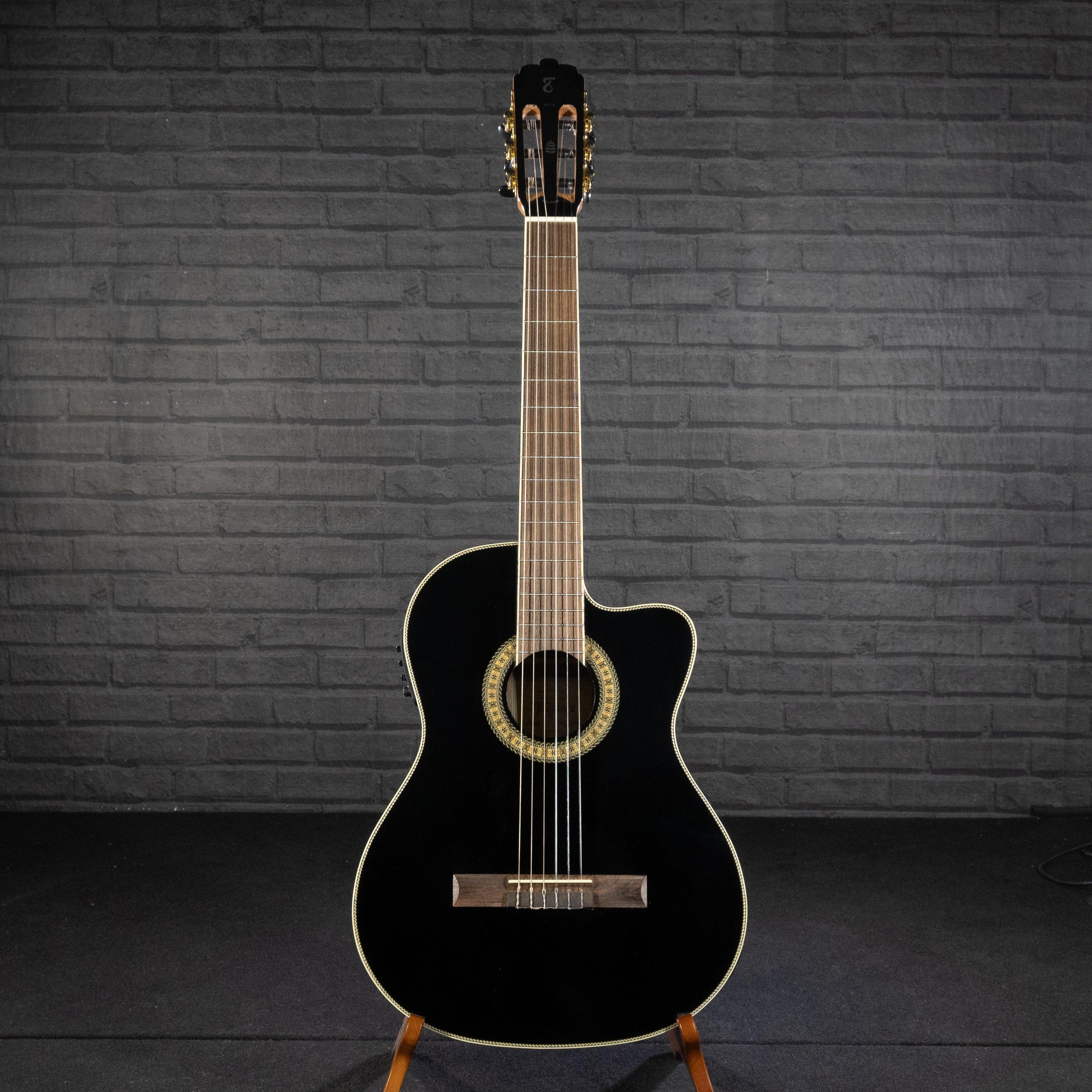 Tagima WS-10 EQ Classical Nylon Guitar (Black) - Impulse Music Co.