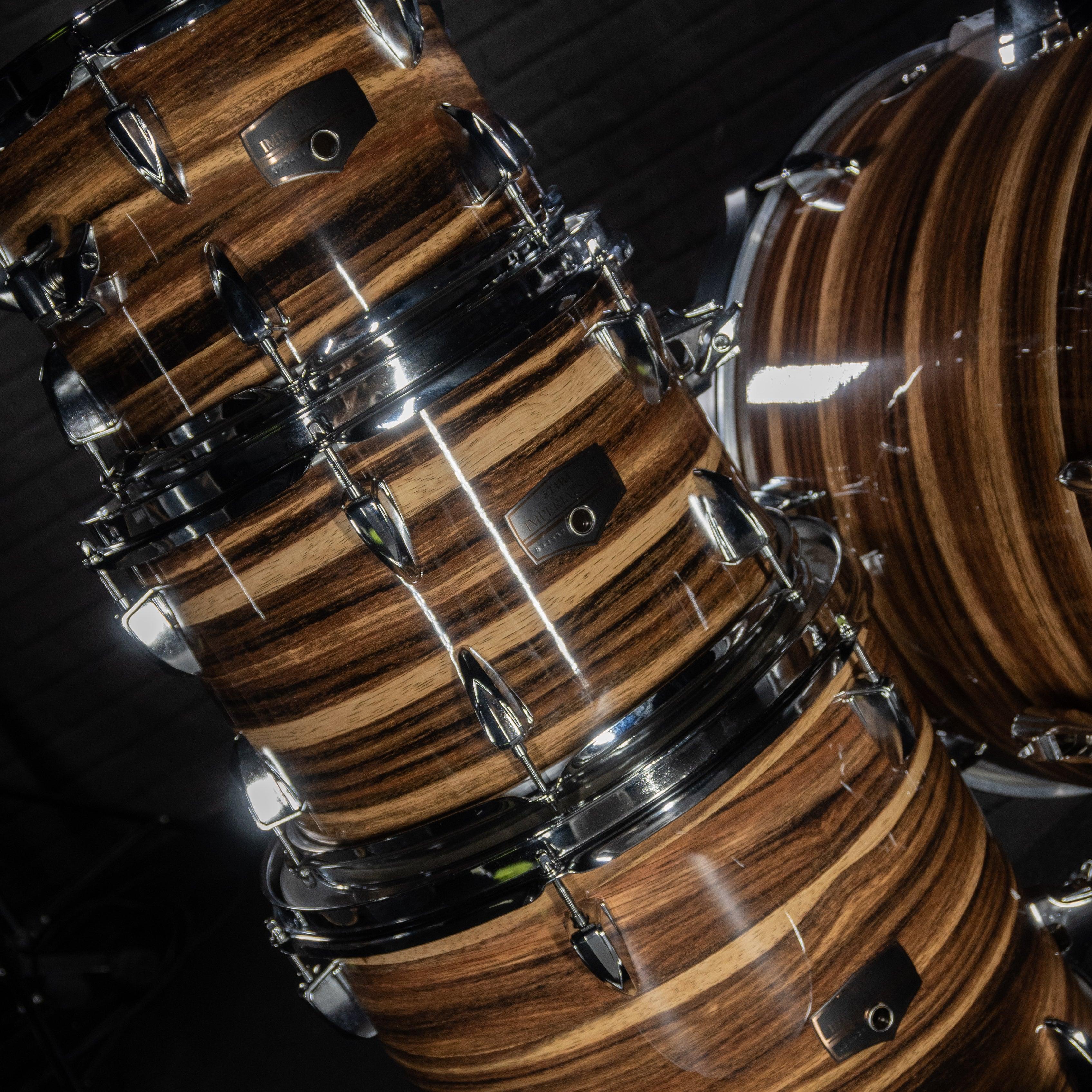 Tama Imperialstar Complete 5-Piece Drum Set With 20-Inch Kick (Coffee Teak Wrap) - Impulse Music Co.