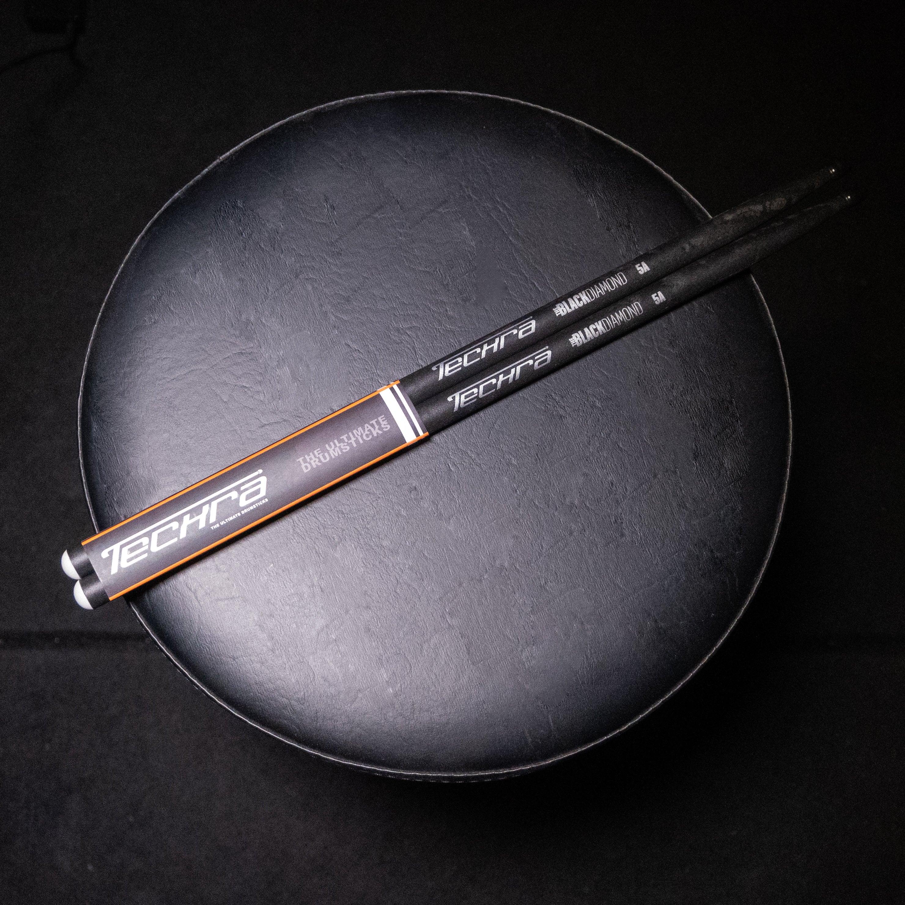 Techra Drumsticks The Black Diamond 5A - Impulse Music Co.