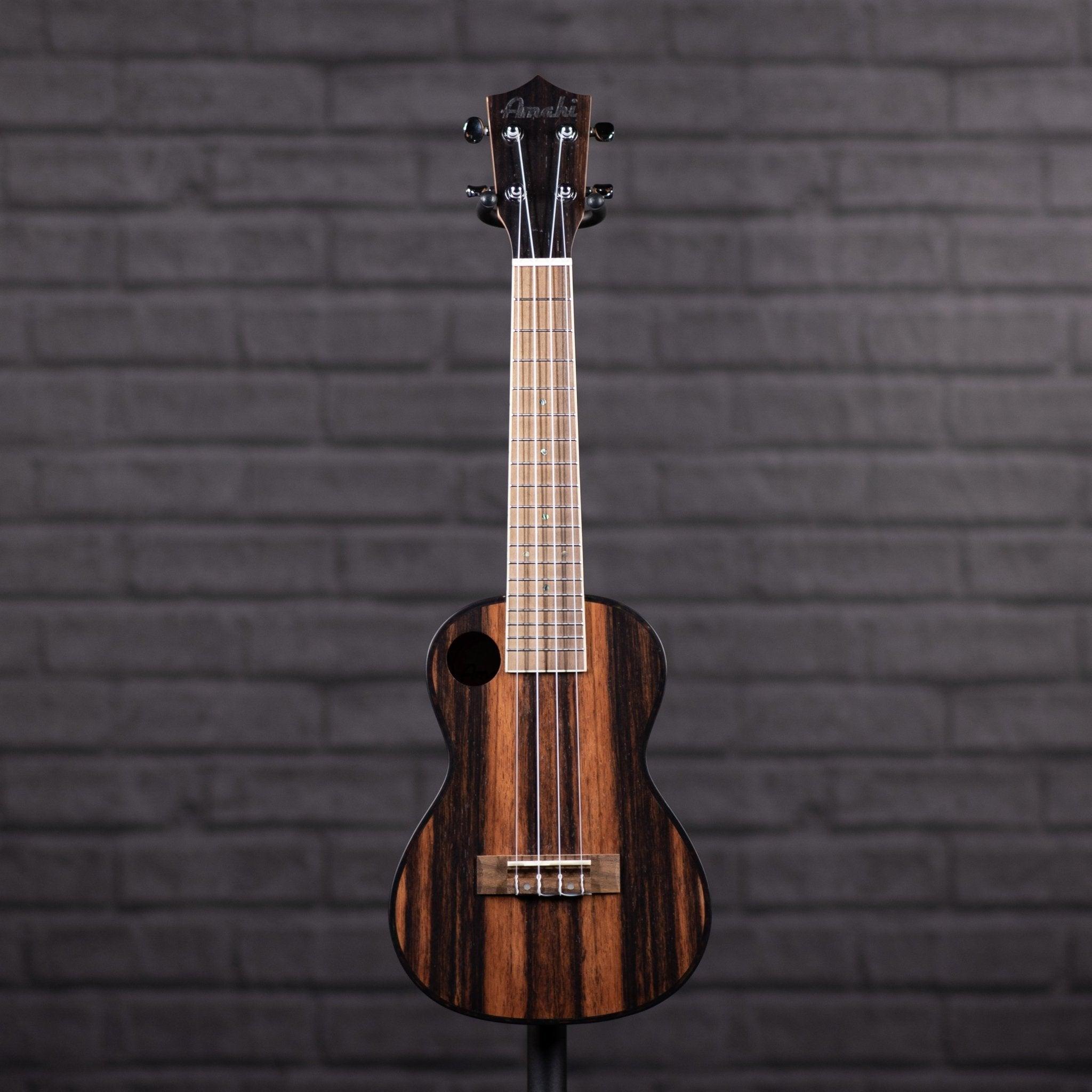 Amahi F990C Ebony Concert Ukulele - Impulse Music Co.
