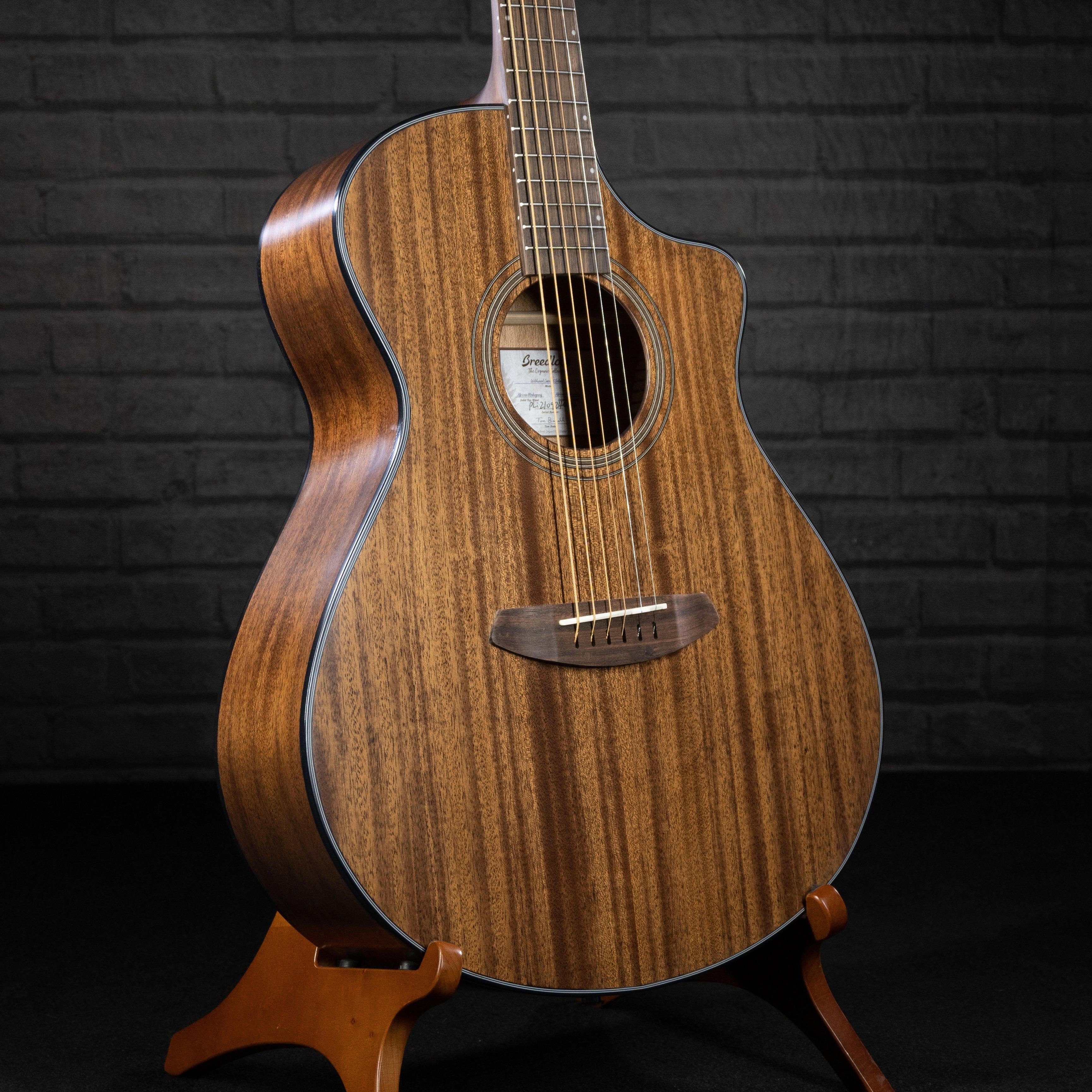 Breedlove Organic Wildwood Concert Satin CE African Mahogany - Impulse Music Co.