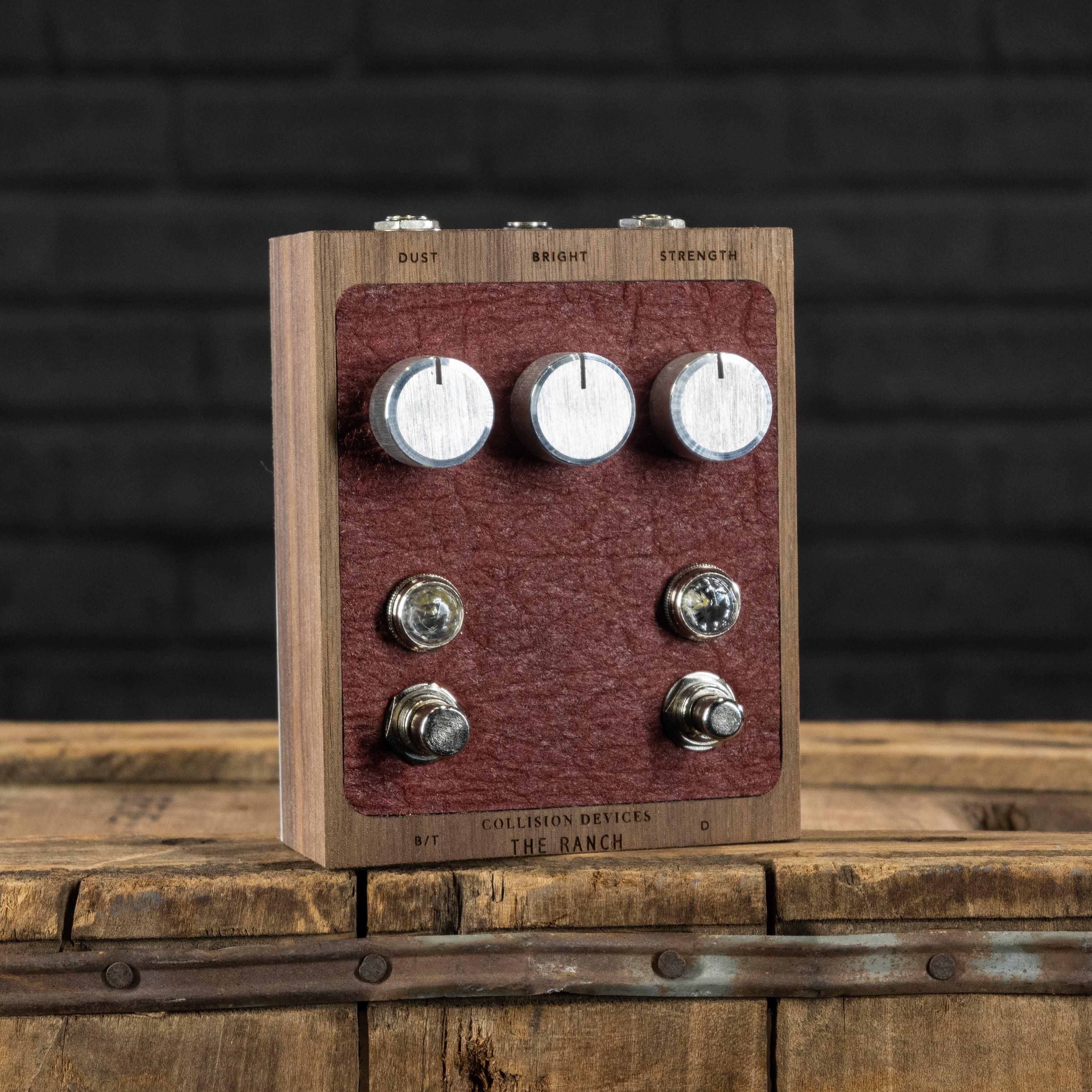 Collision Devices The Ranch Organic Drive, Tremolo, and Boost Pedal - Impulse Music Co.