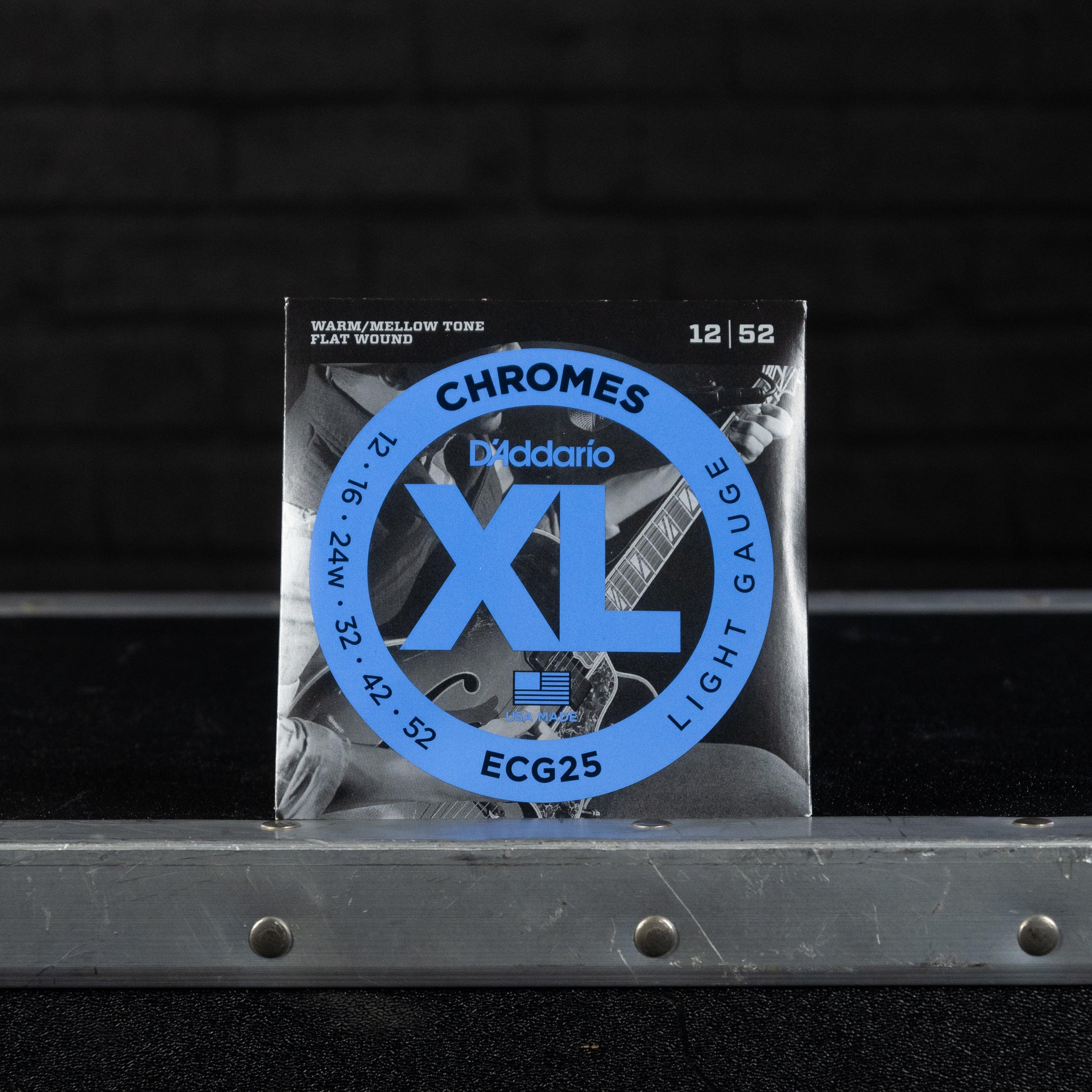 D'Addario XL ECG 25 Chromes Flat Wound - Impulse Music Co.