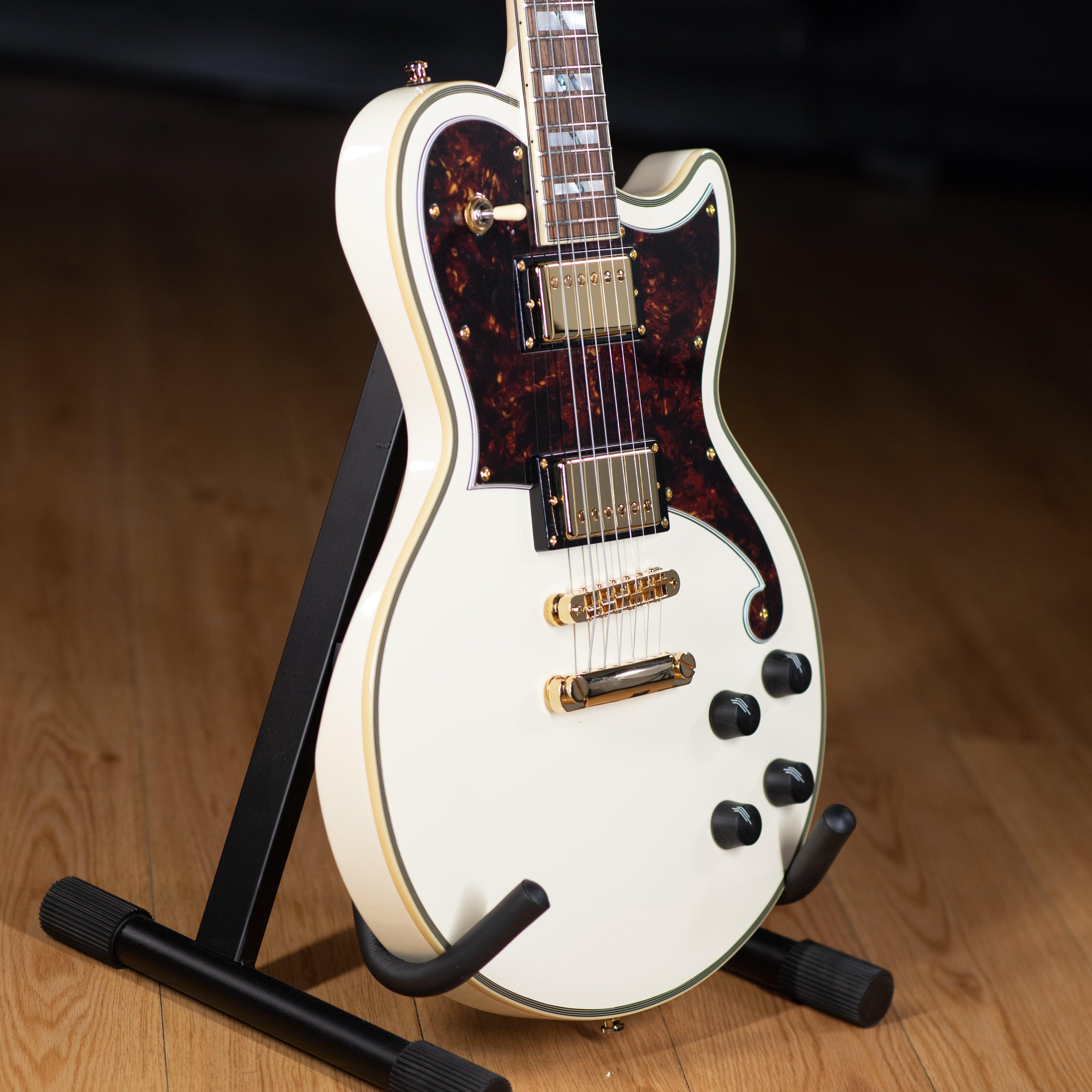 D'Angelico Deluxe Atlantic Vintage White - Impulse Music Co.