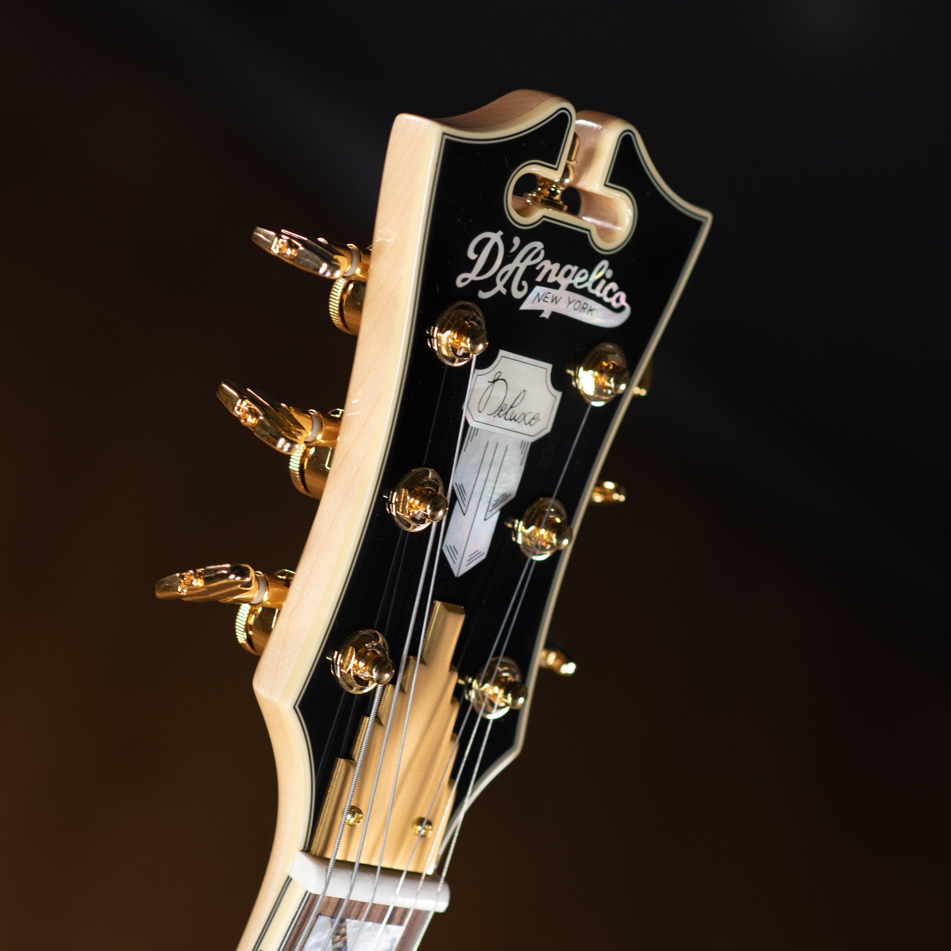 D'Angelico Deluxe Atlantic Vintage White - Impulse Music Co.