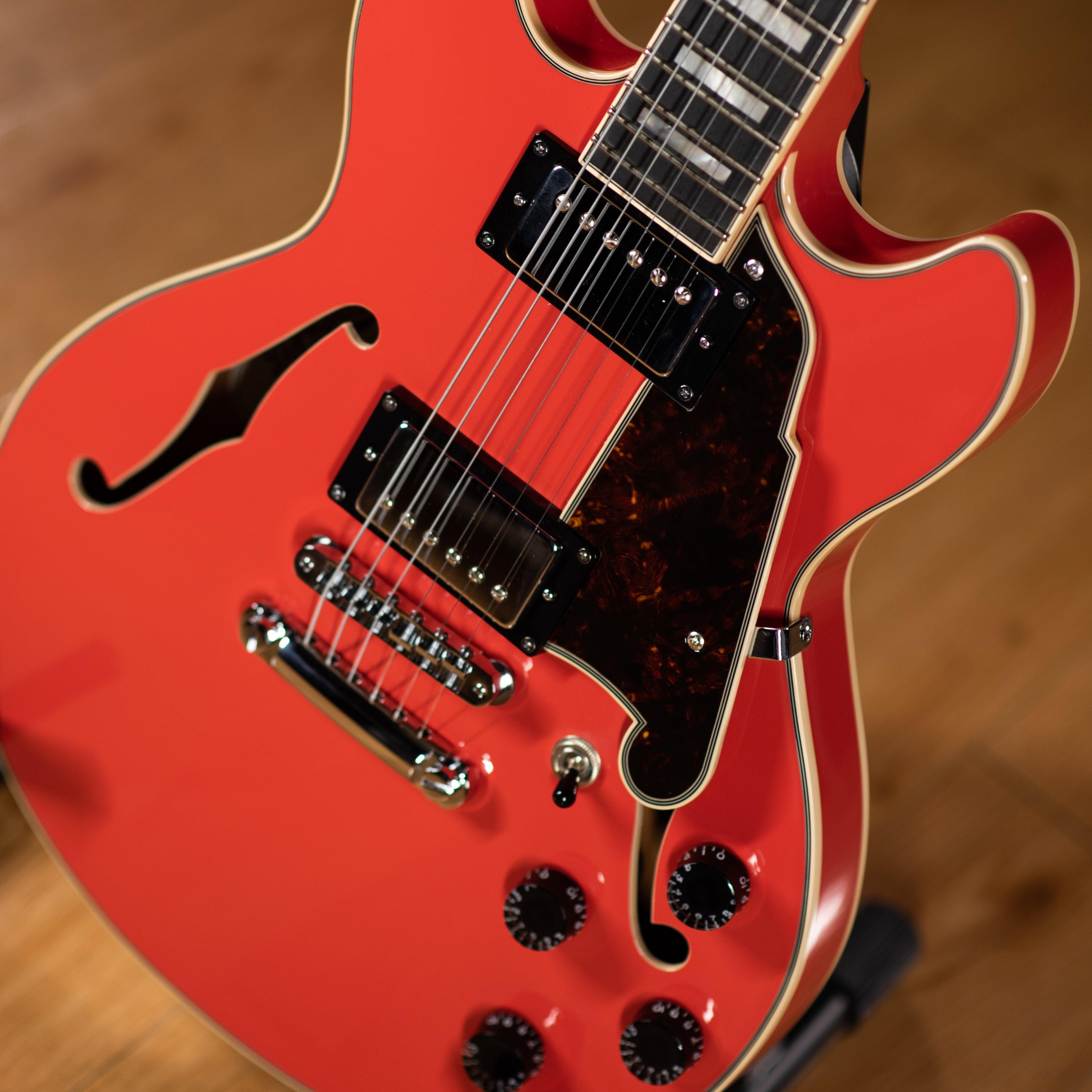 D'Angelico Premier Mini DC Fiesta Red - Impulse Music Co.