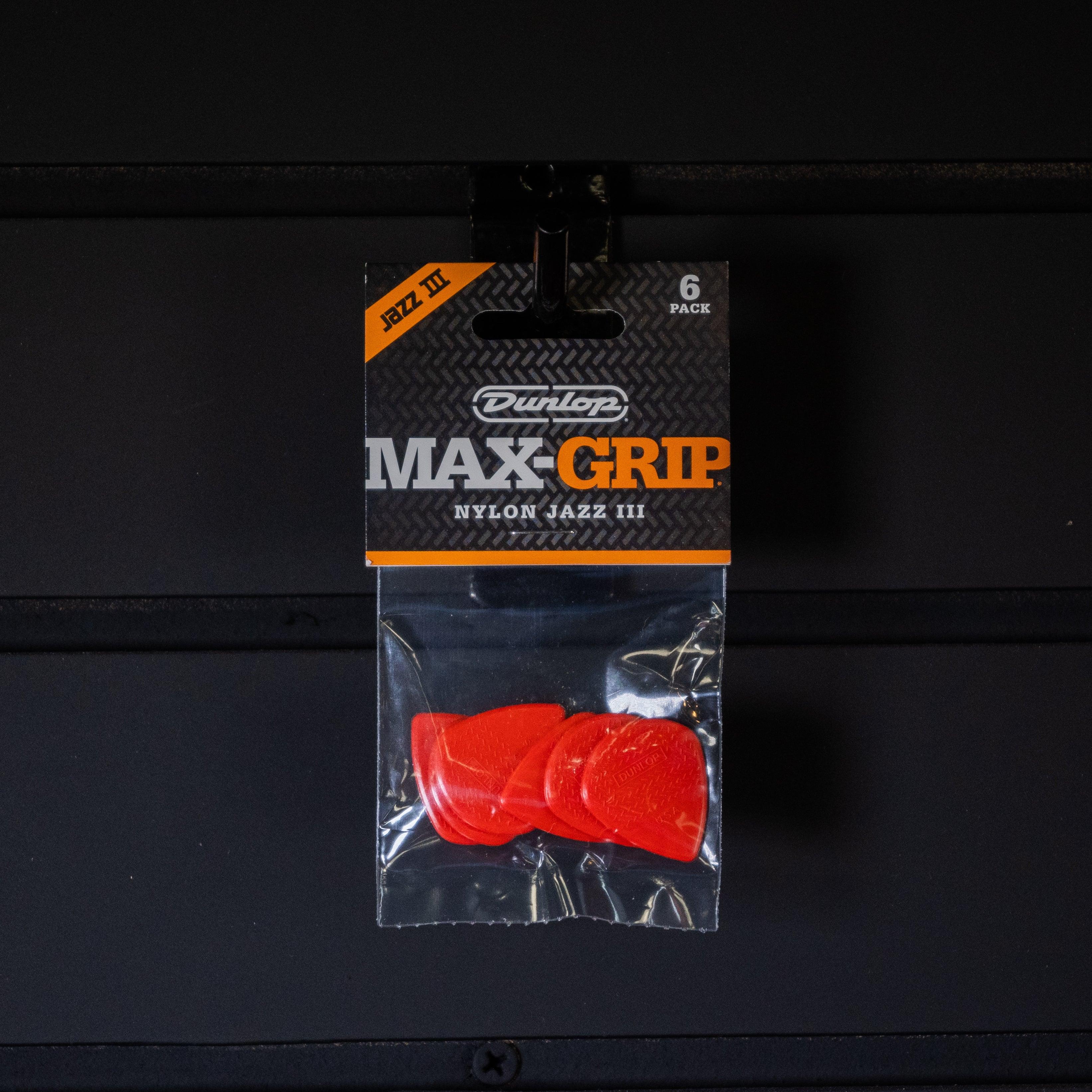 Dunlop Max-Grip Jazz III Nylon Picks - Impulse Music Co.