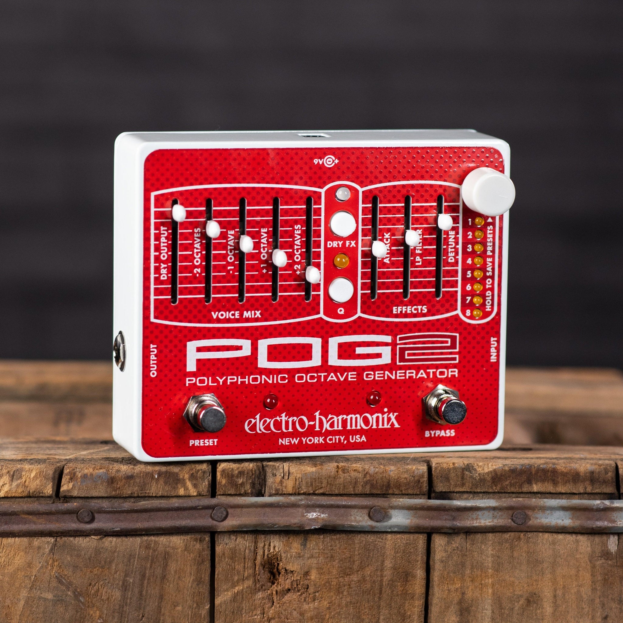 Electro-Harmonix POG 2 Polyphonic Octave Generator freeshipping 