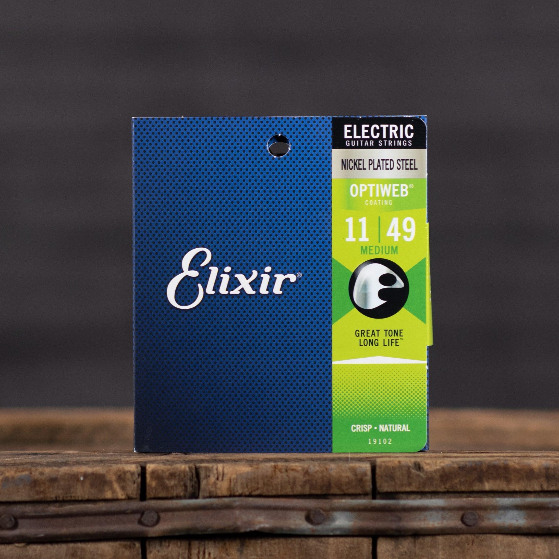 Elixir Strings Optiweb Electric Guitar Strings - .011-.049 Medium - Impulse Music Co.