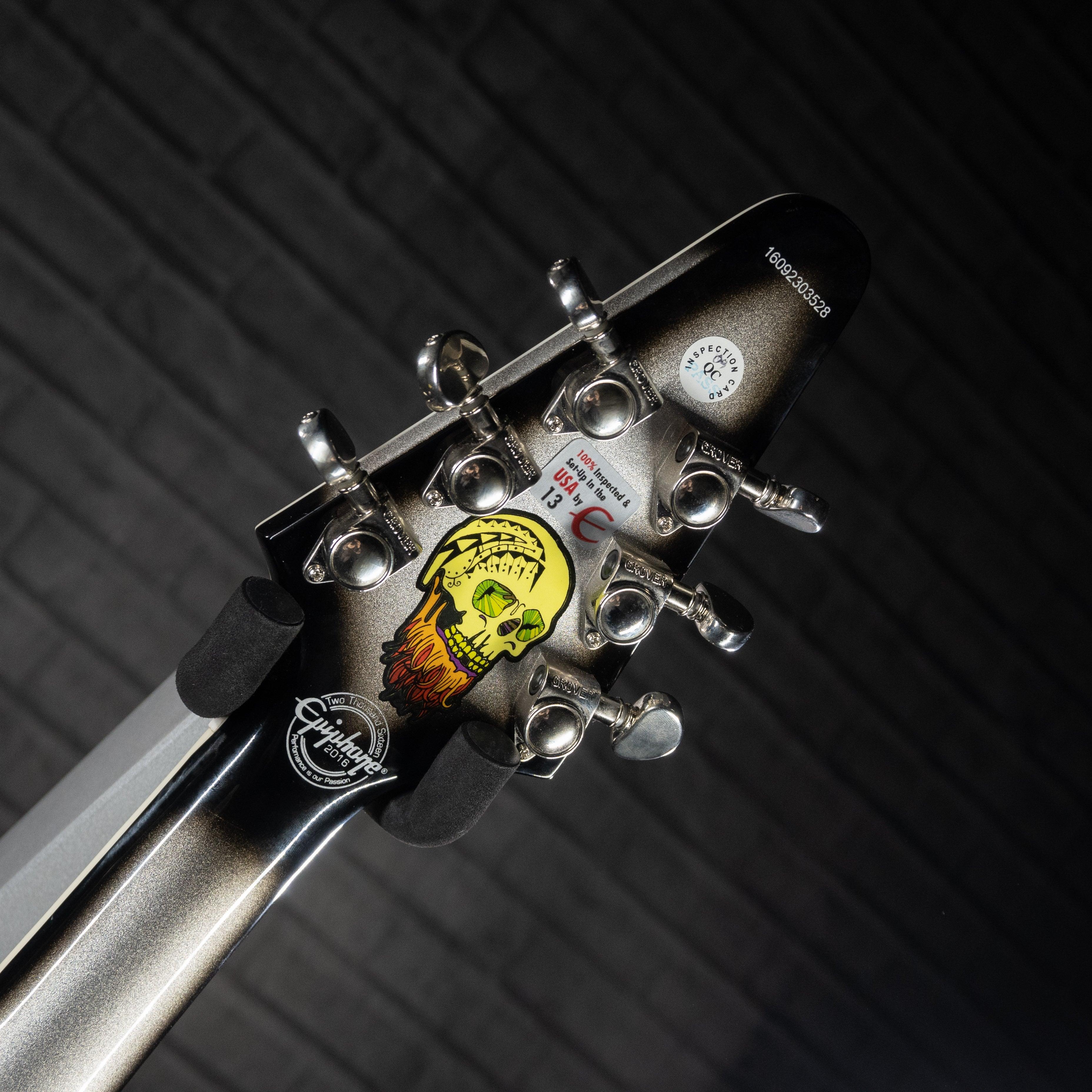 Epiphone Brent Hinds Signature Flying V Silverburst USED - Impulse Music Co.