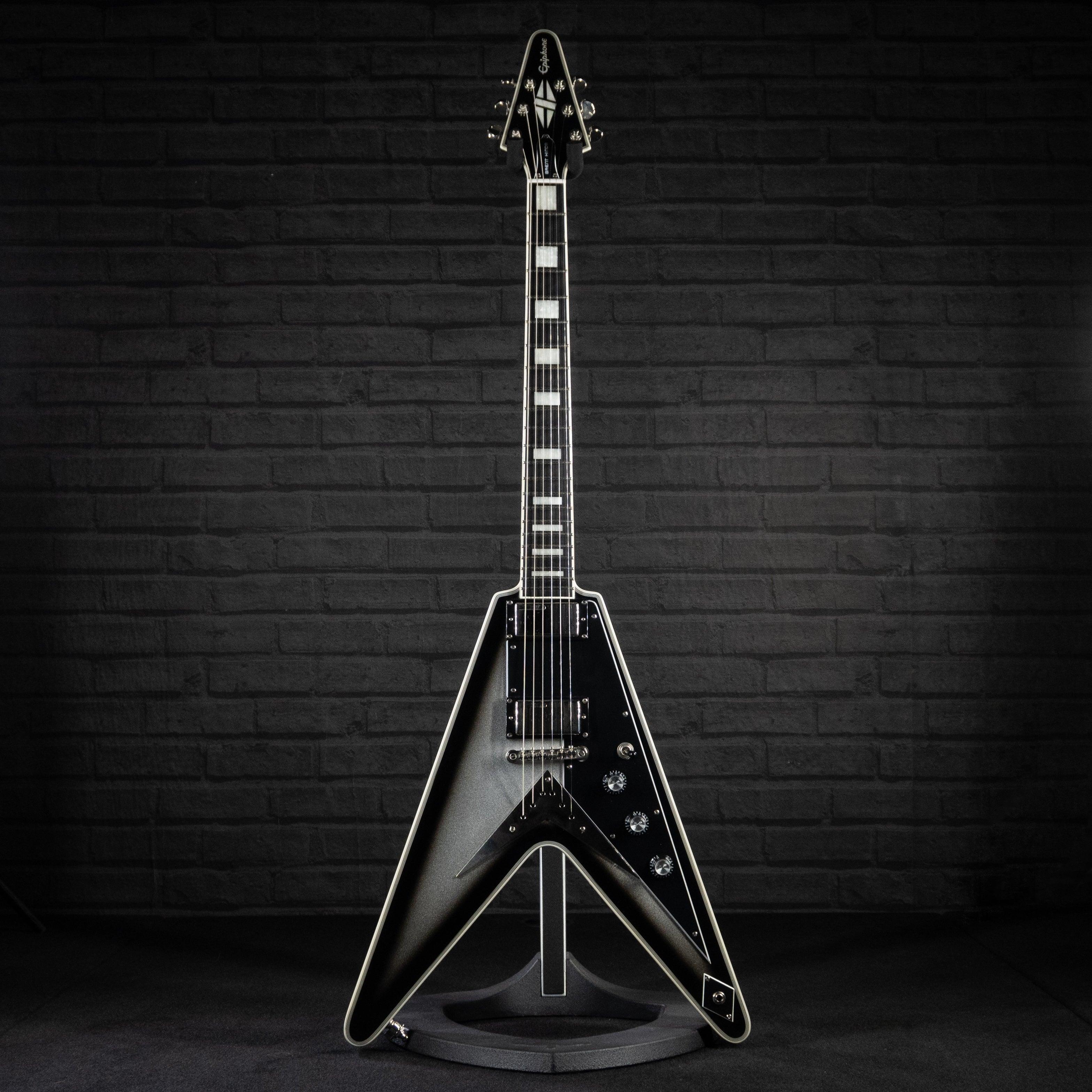 Epiphone Brent Hinds Signature Flying V Silverburst USED - Impulse Music Co.