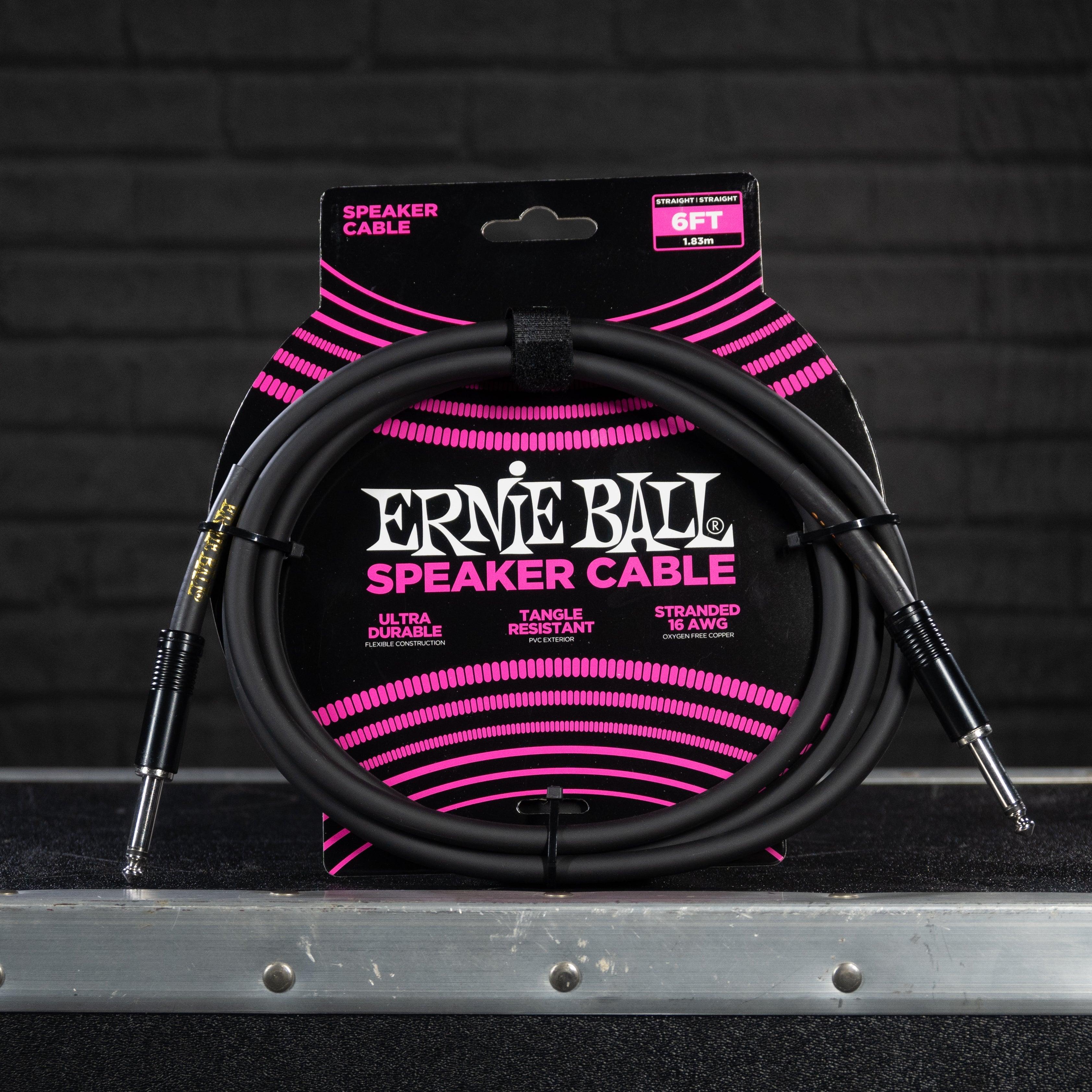 Ernie Ball 6 ft. Straight/Straight Speaker Cable - Impulse Music Co.