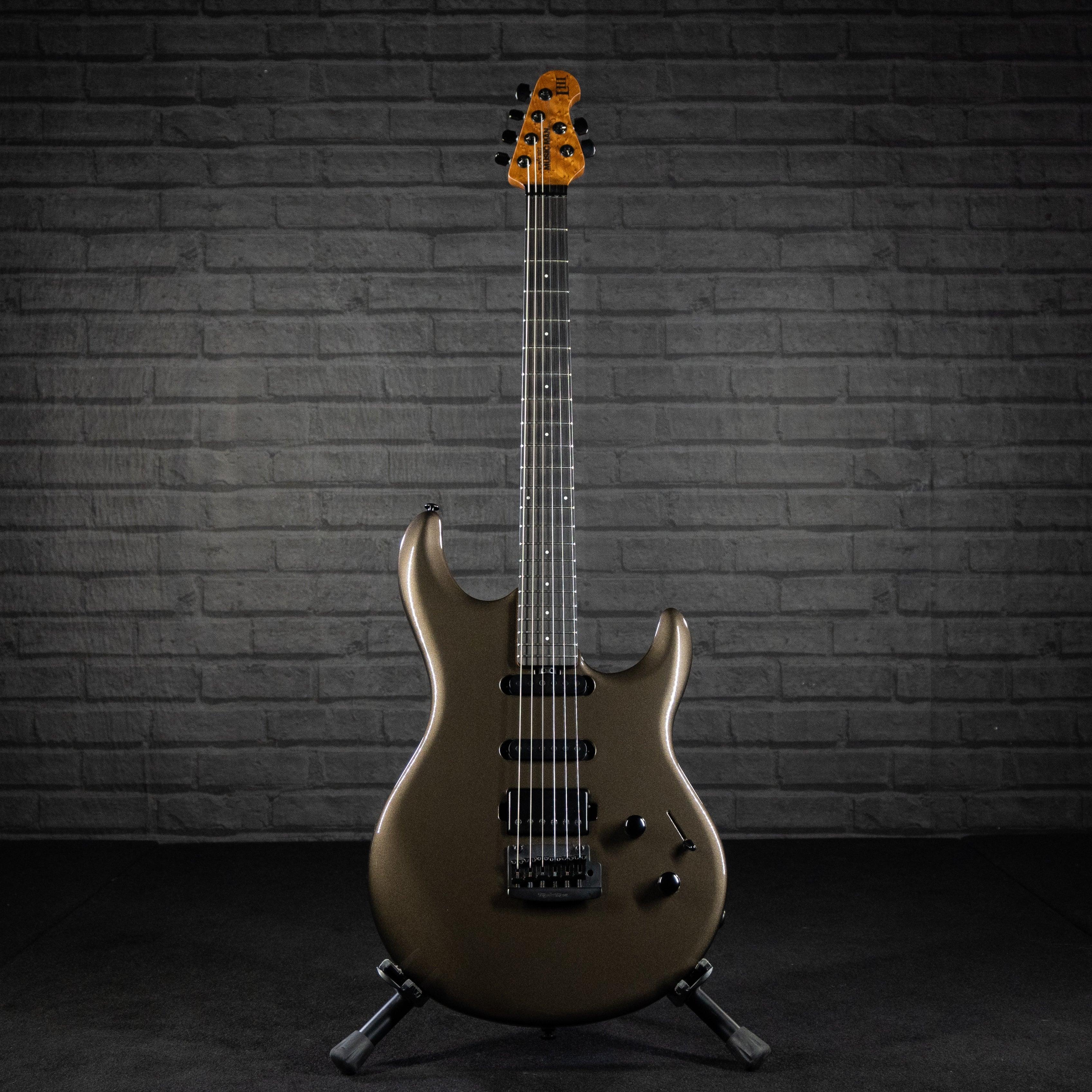 Ernie Ball Music Man Luke III HSS (Olive Pearl) USED - Impulse Music Co.