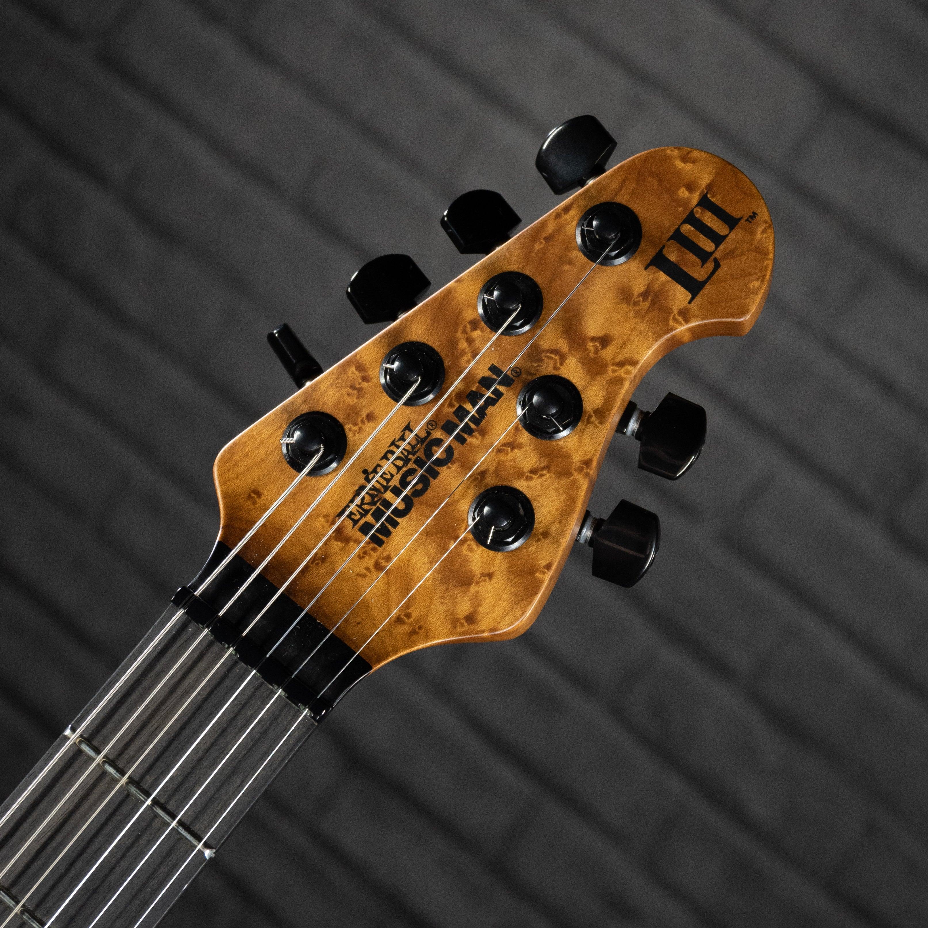 Ernie Ball Music Man Luke III HSS (Olive Pearl) USED - Impulse Music Co.