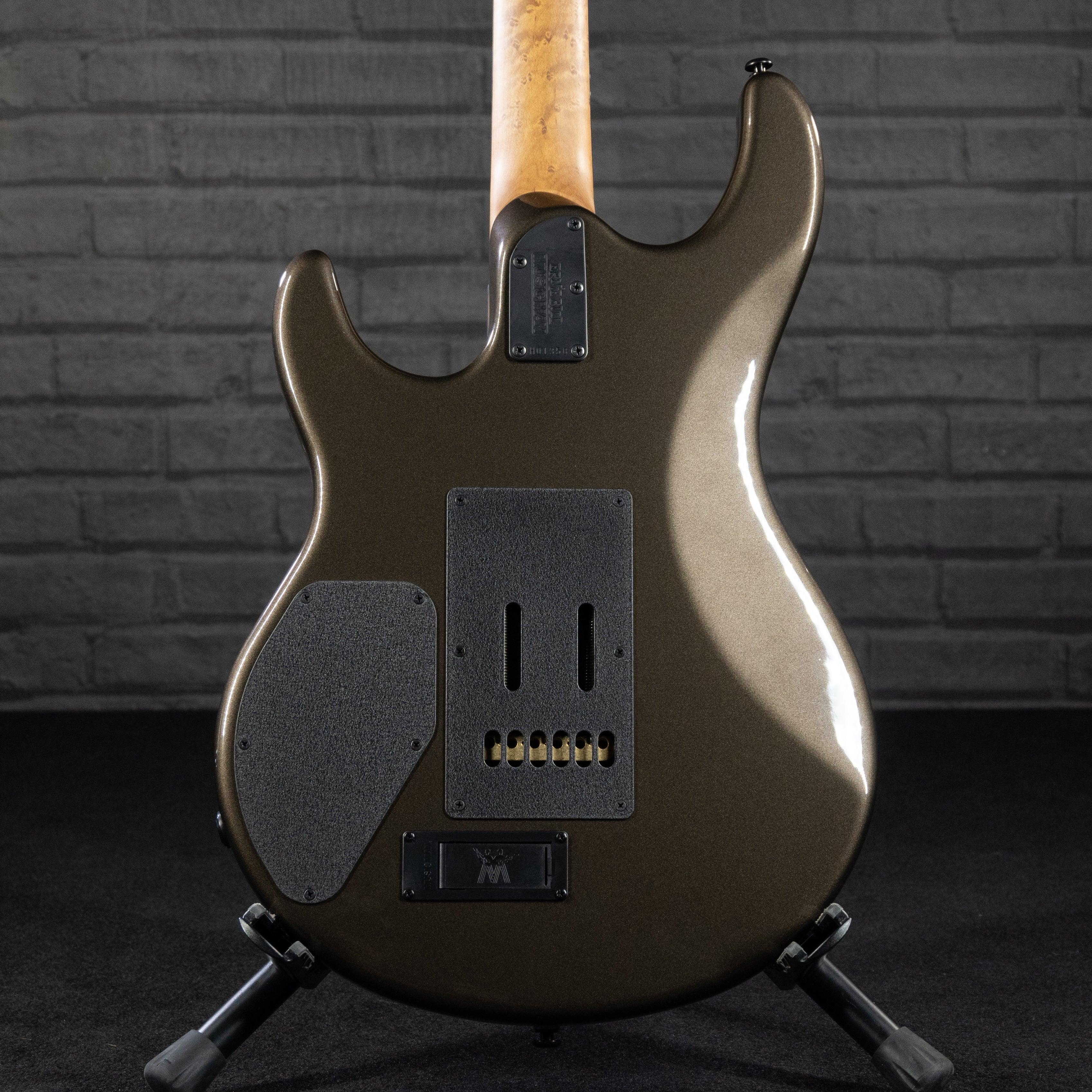 Ernie Ball Music Man Luke III HSS (Olive Pearl) USED - Impulse Music Co.