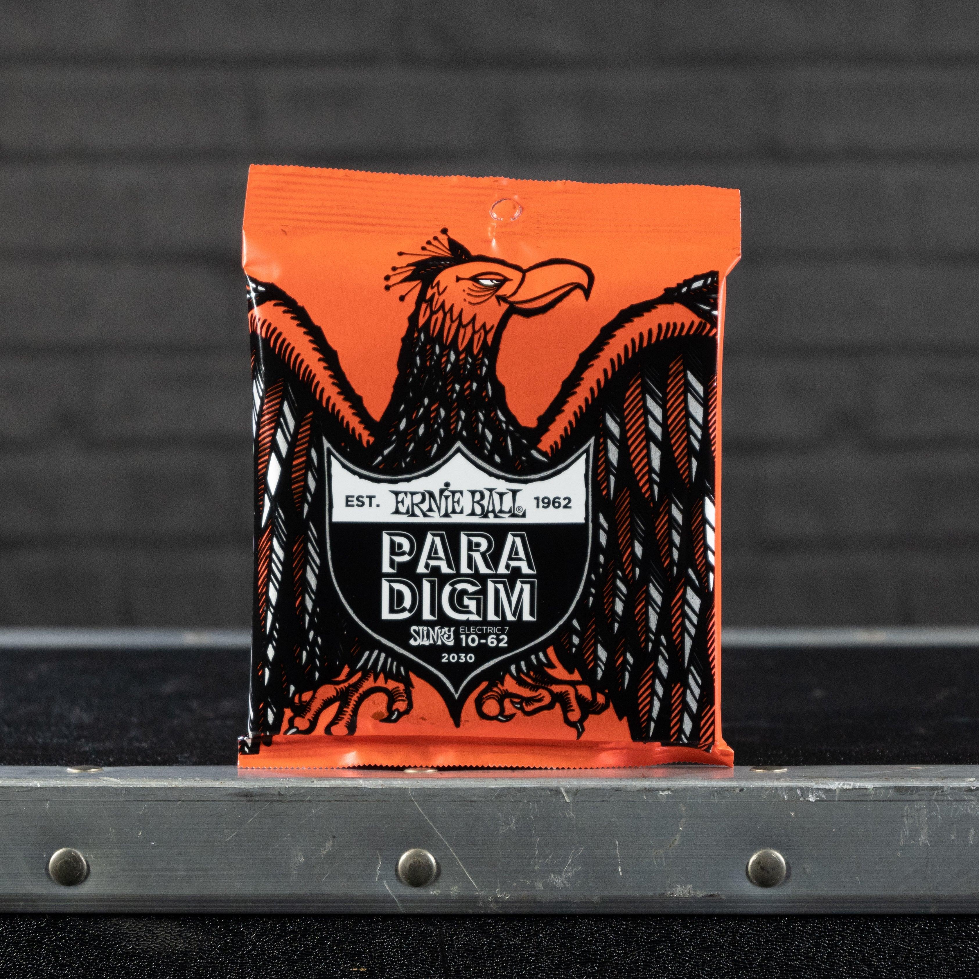 Ernie Ball Skinny Top Heavy Bottom Slinky Paradigm 7-String Electric Guitar Strings - 10-62 Gauge - Impulse Music Co.