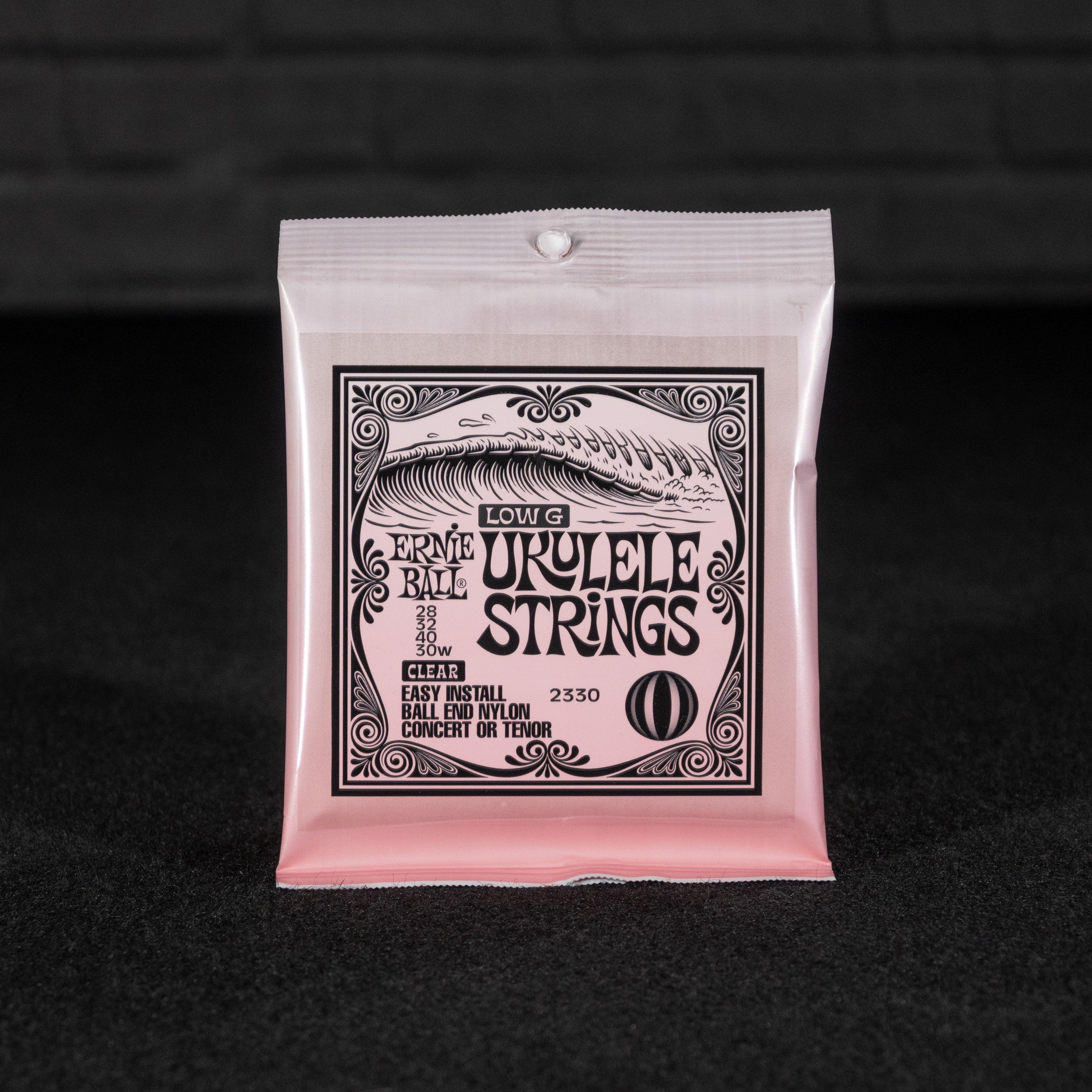 Ernie Ball Ukulele Ball End Nylon Strings Clear with Wound G - Impulse Music Co.