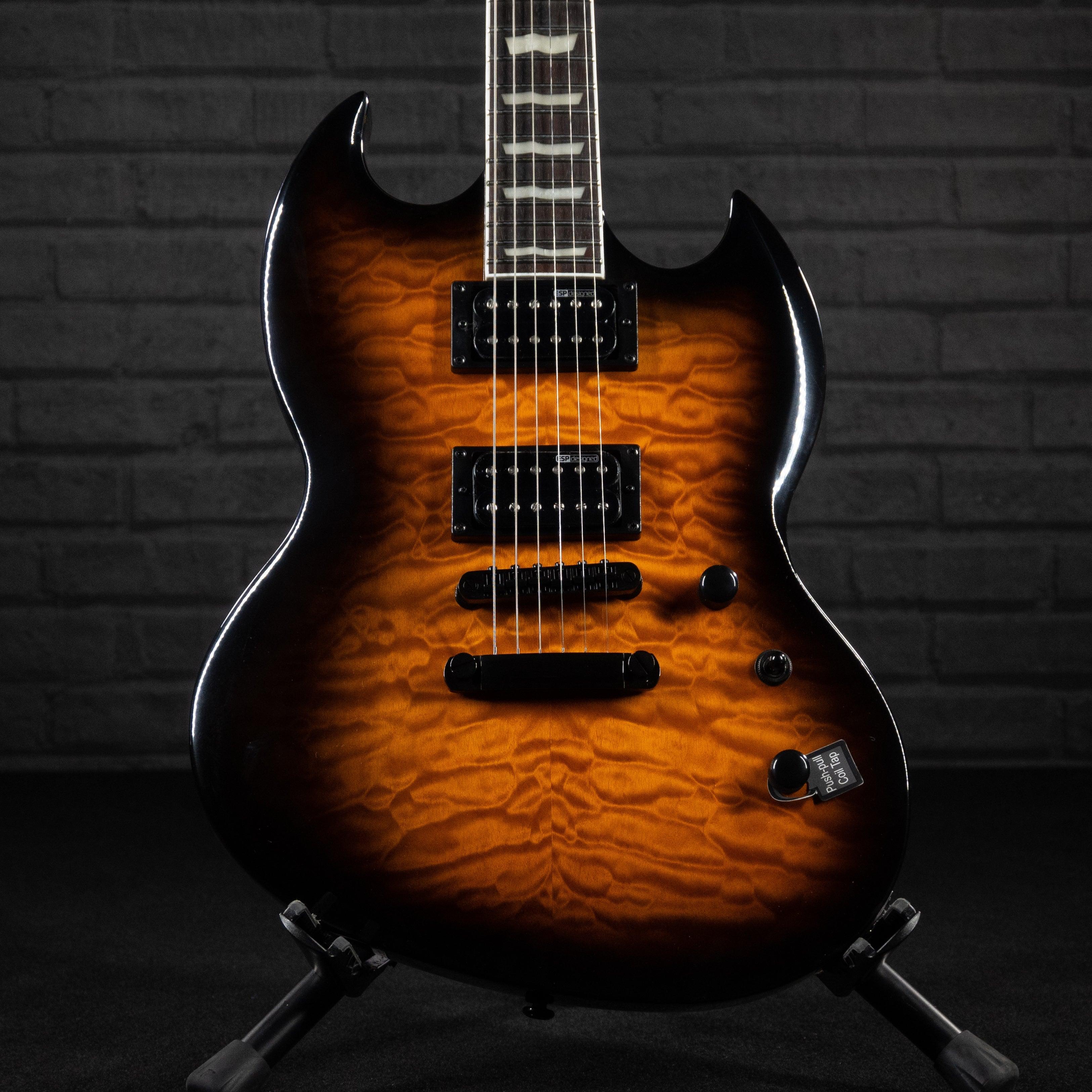 ESP LTD Viper-256 (Dark Brown Sunburst) - Impulse Music Co.