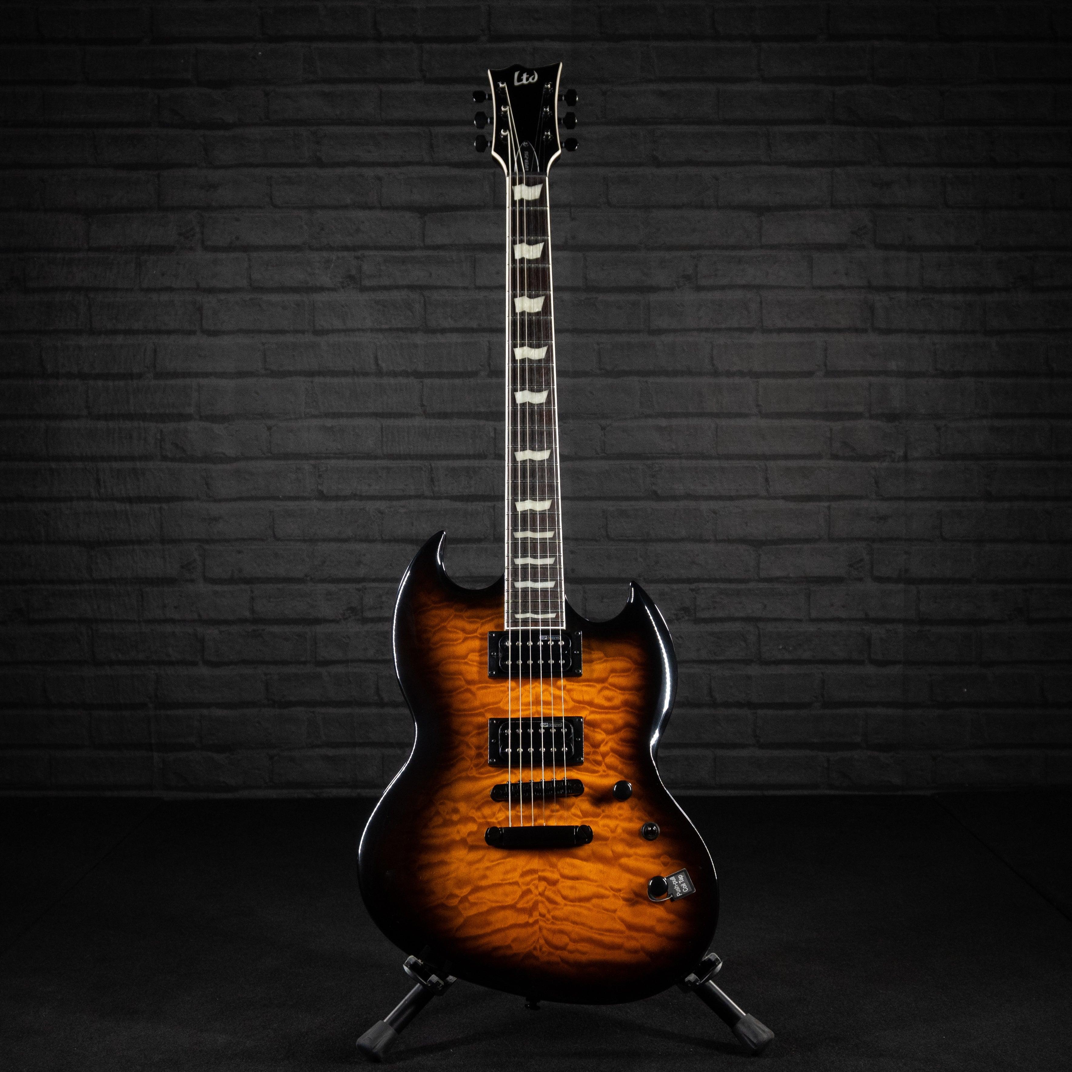 ESP LTD Viper-256 (Dark Brown Sunburst) - Impulse Music Co.