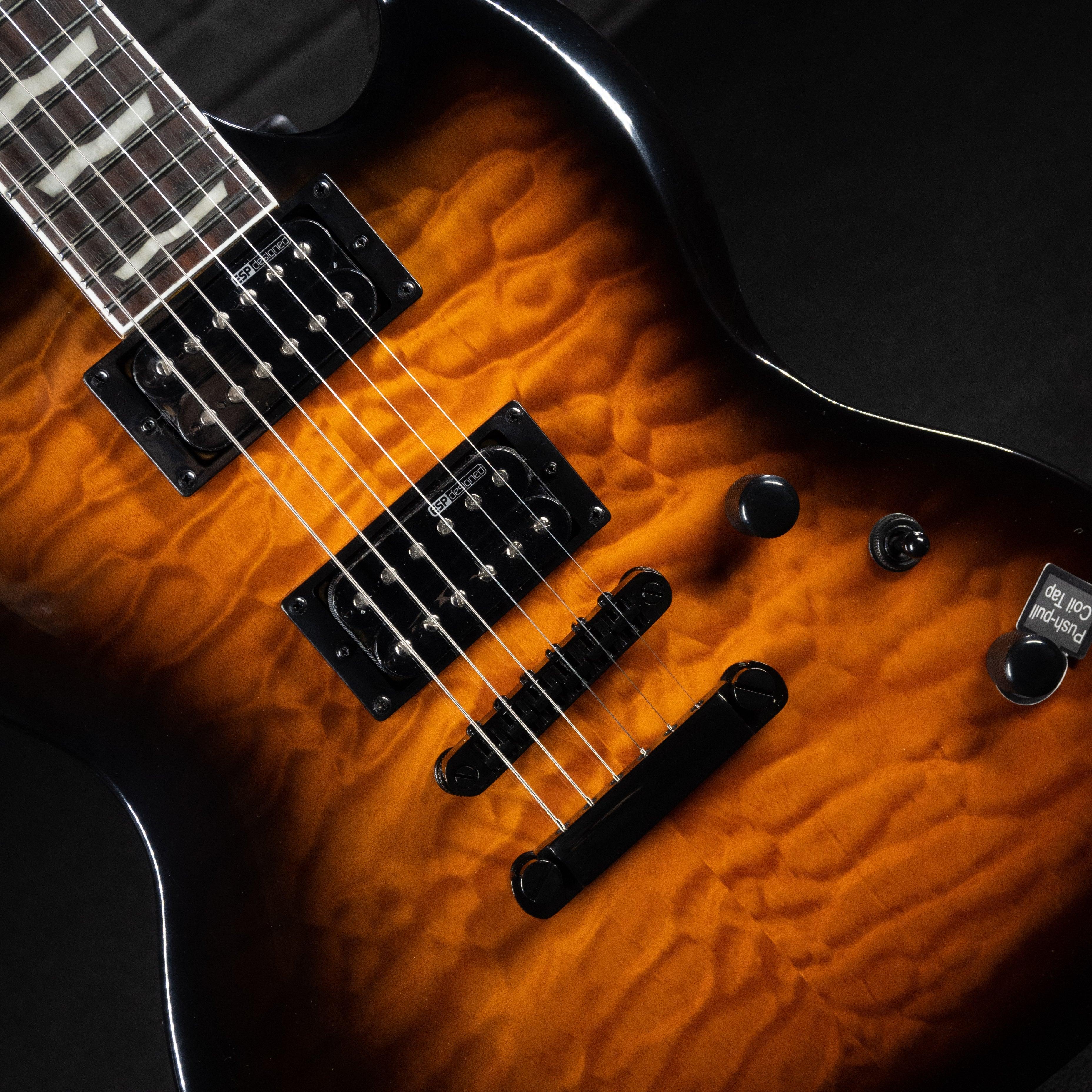 ESP LTD Viper-256 (Dark Brown Sunburst) - Impulse Music Co.