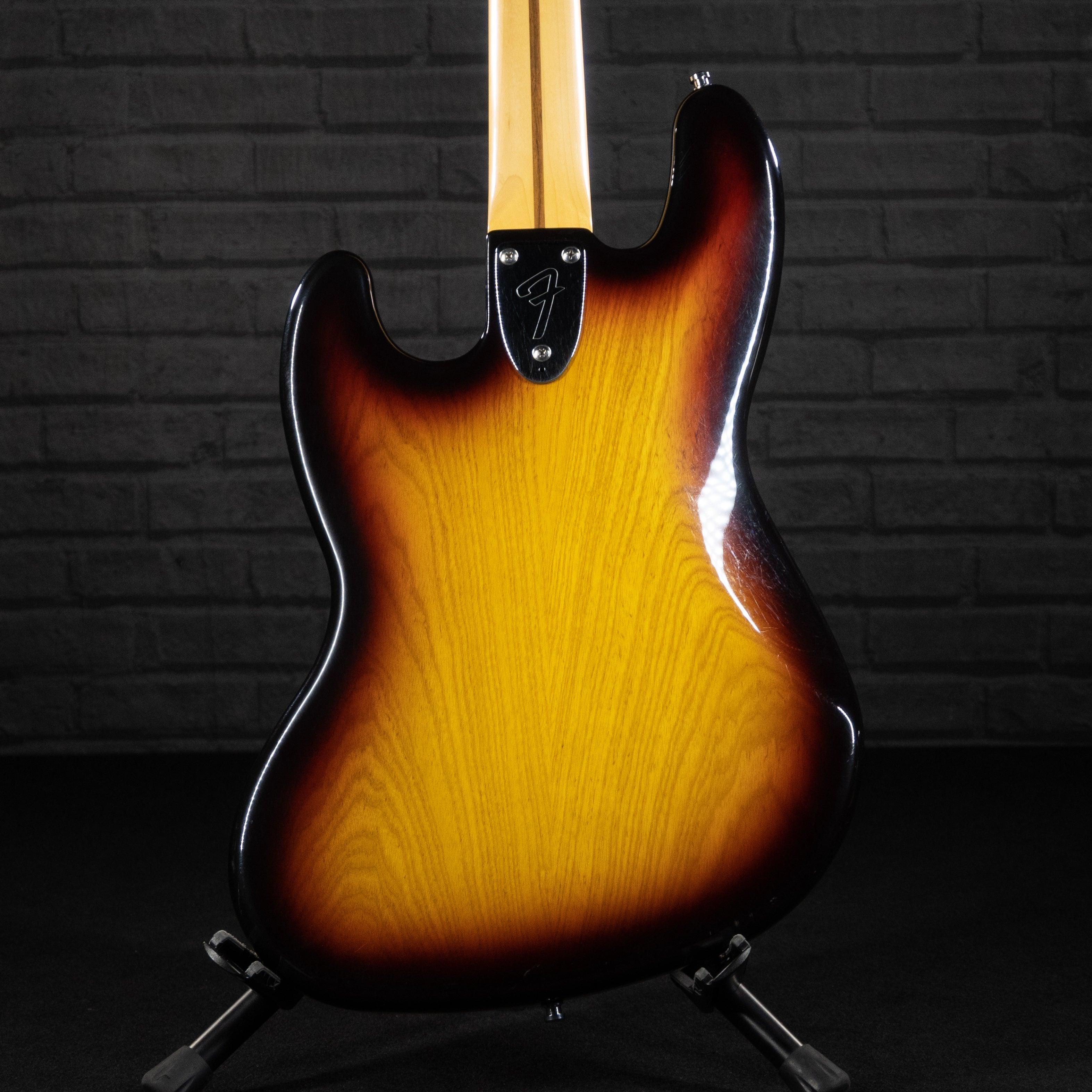 Fender Marcus Miller Signature Jazz Bass MIJ (Three-Color Sunburst) USED - Impulse Music Co.