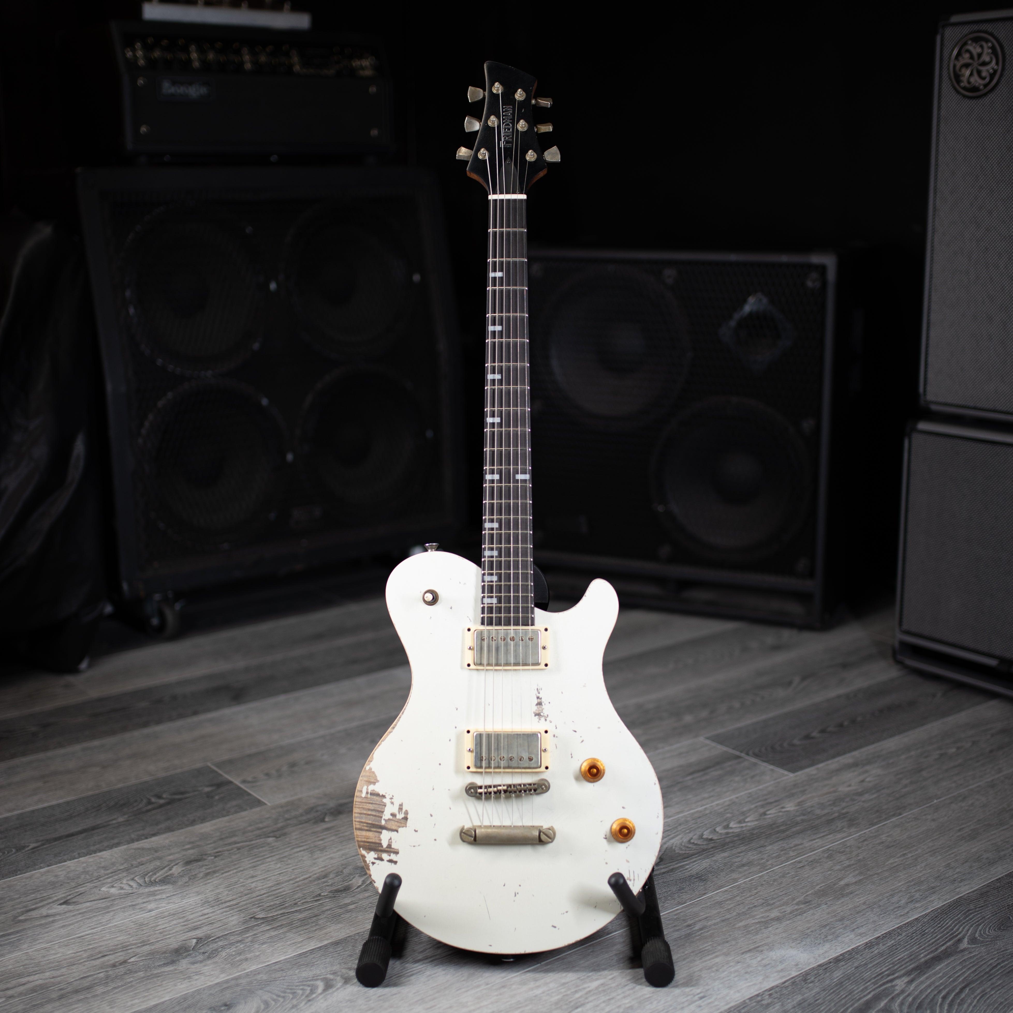 Friedman Metro D Vintage White w/Flame Relic - Impulse Music Co.