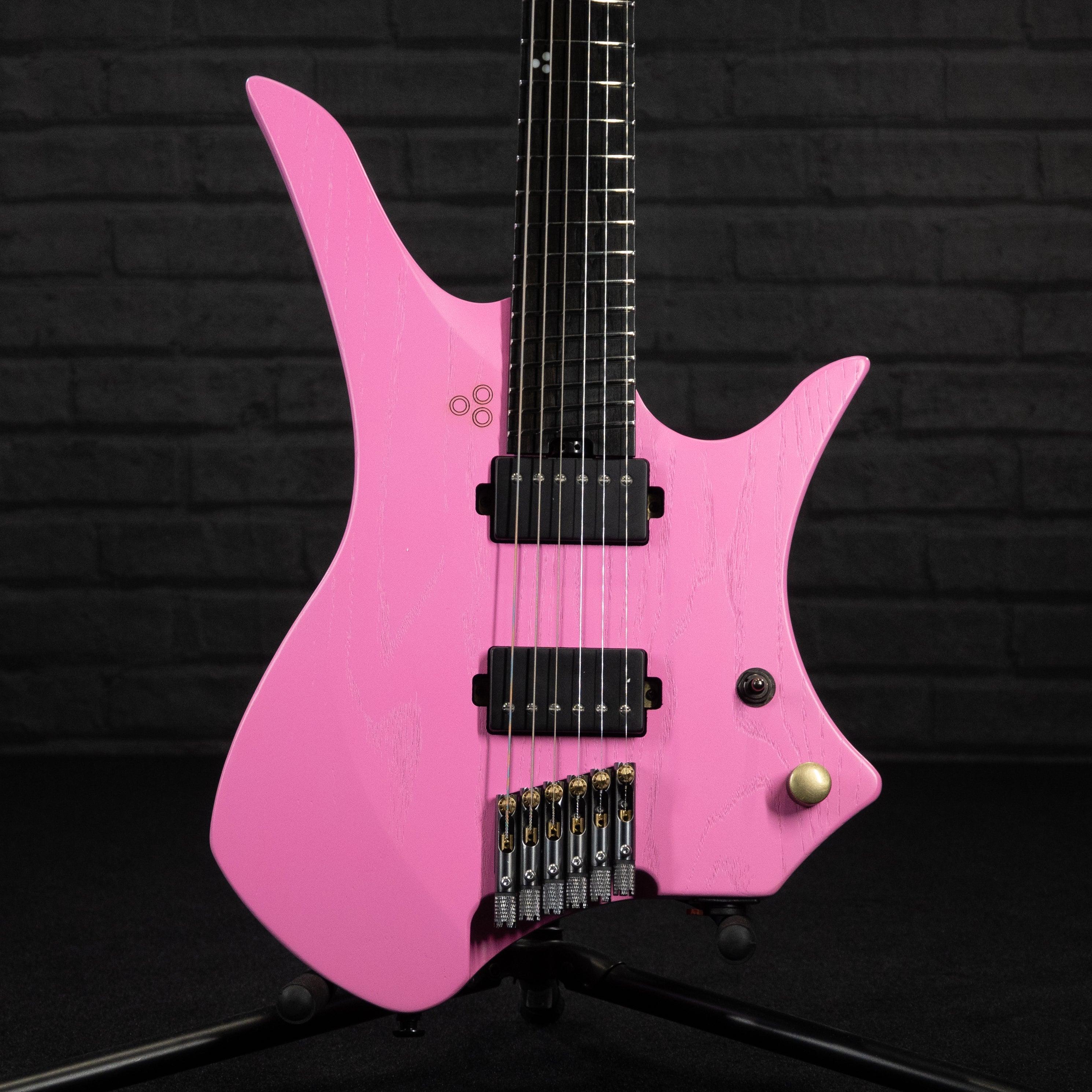 GOC C-Series Vajra 6 Electric Guitar (Worn Hot Pink) - Impulse Music Co.