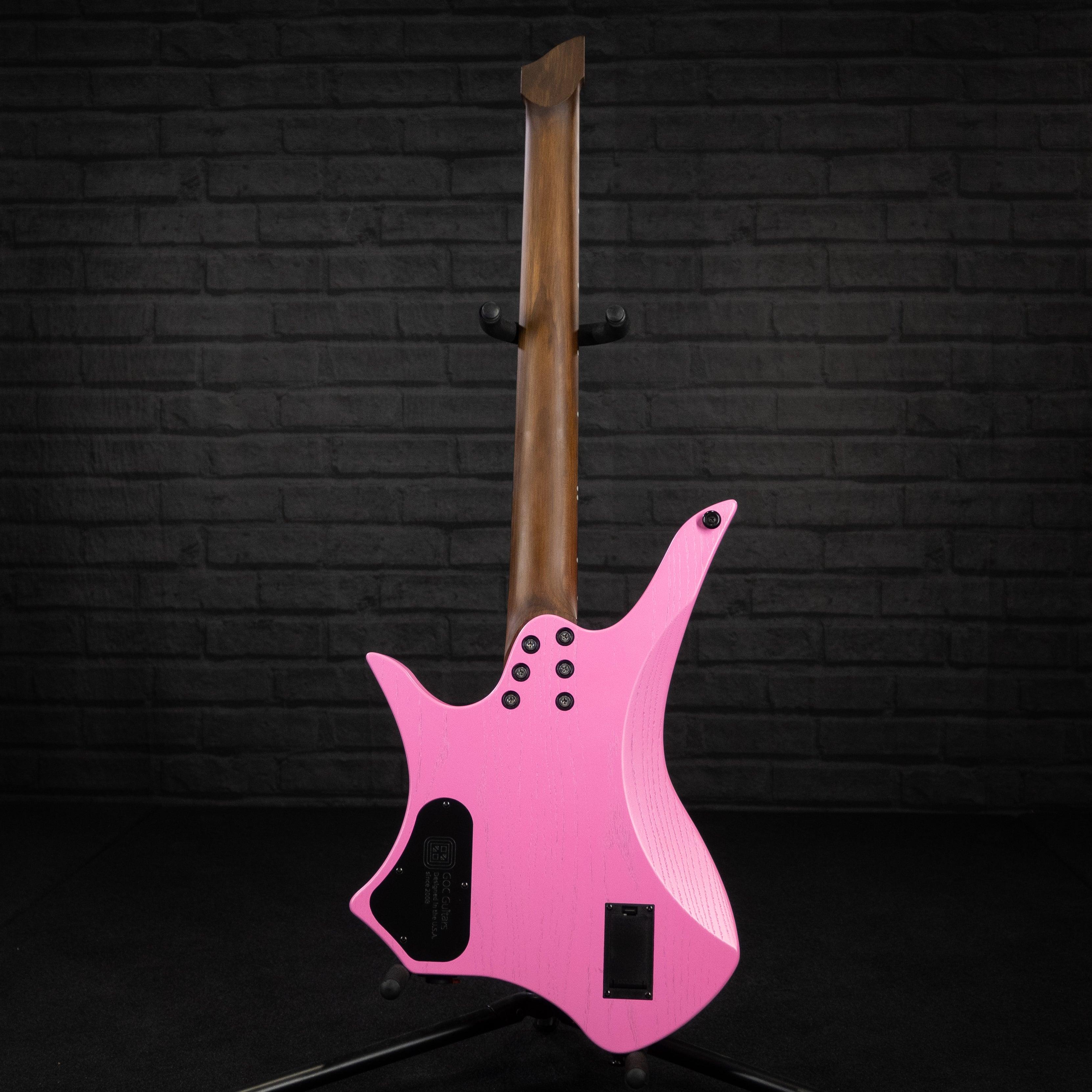 GOC C-Series Vajra 6 Electric Guitar (Worn Hot Pink) - Impulse Music Co.