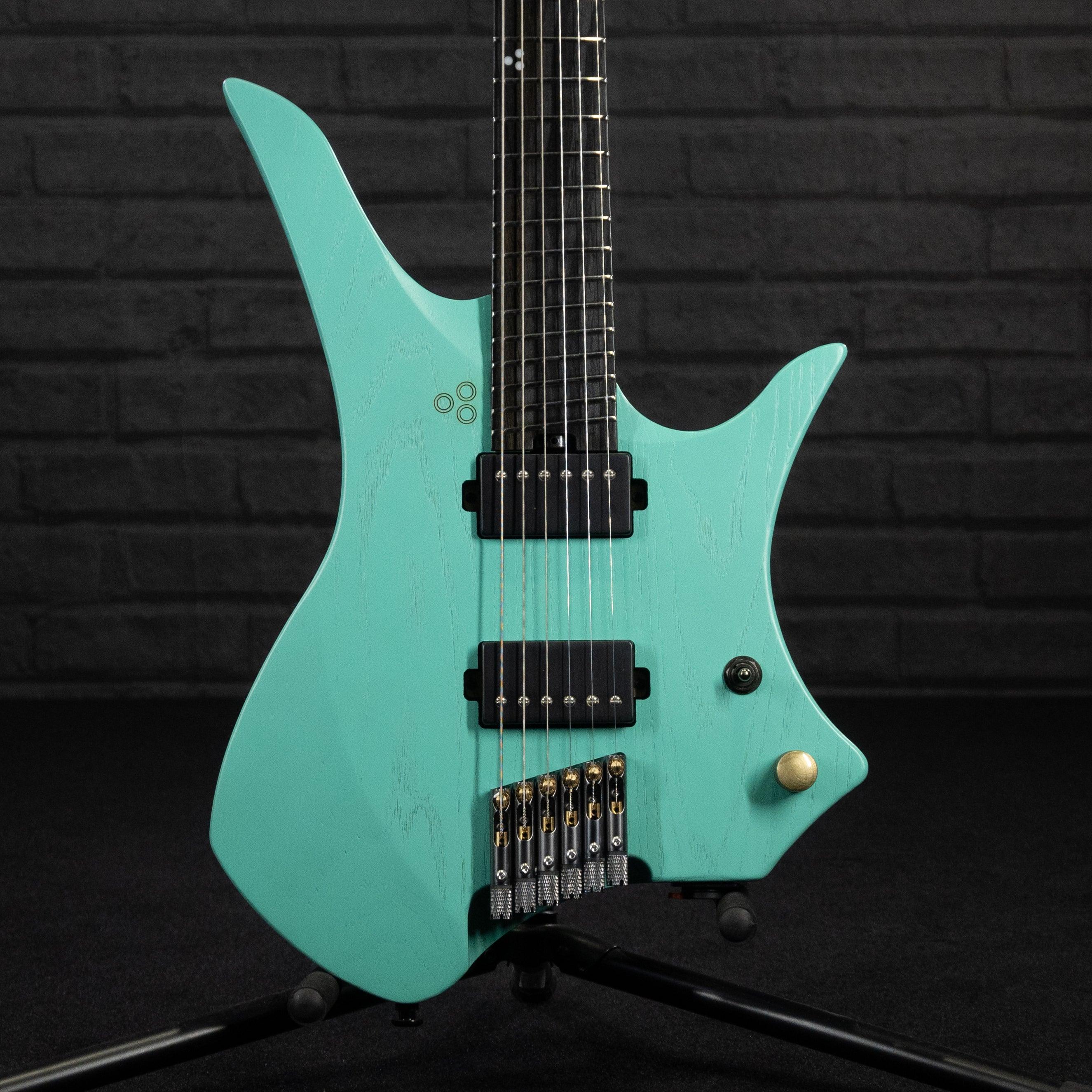 GOC C-Series Vajra 6 Electric Guitar (Worn Turquoise) - Impulse Music Co.