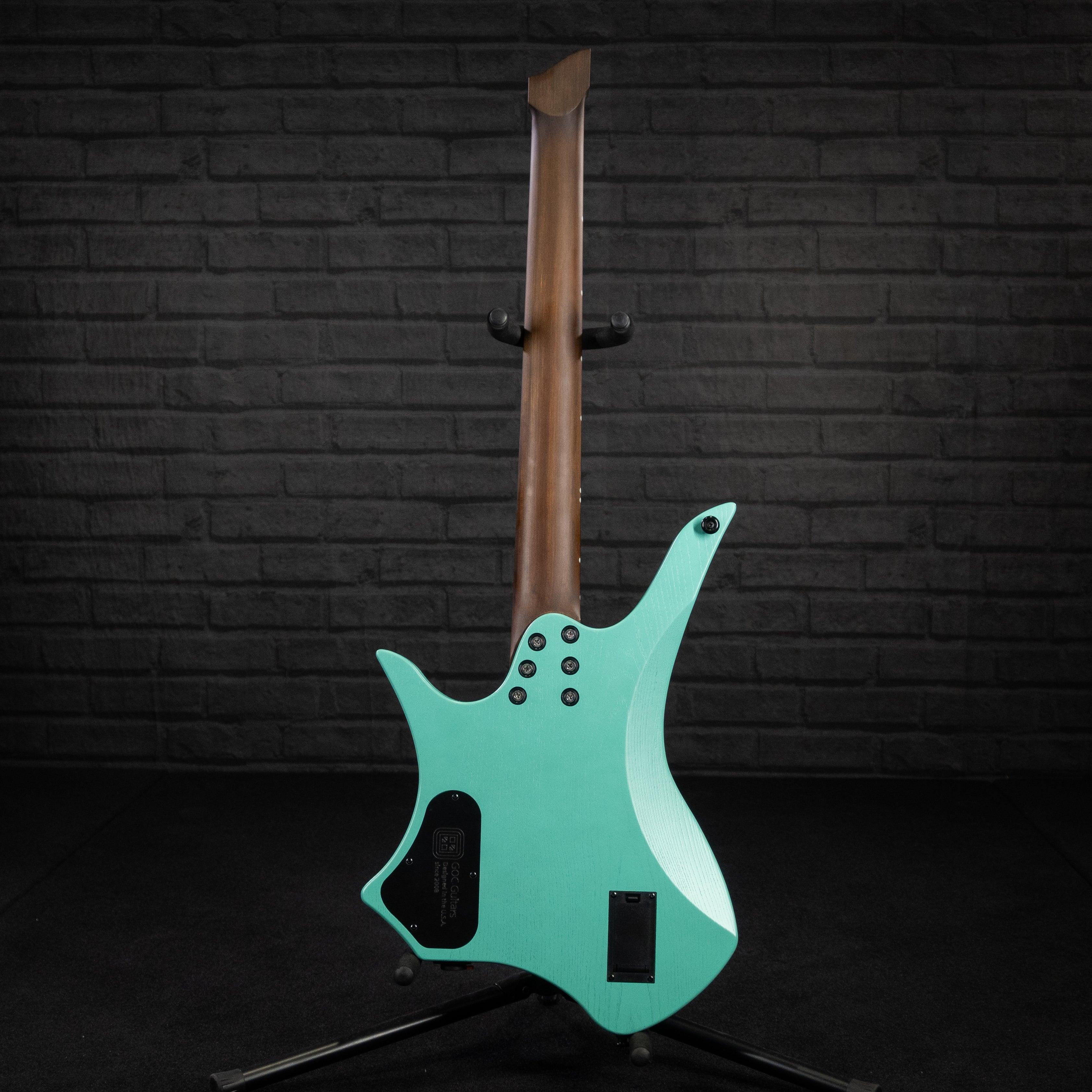 GOC C-Series Vajra 6 Electric Guitar (Worn Turquoise) - Impulse Music Co.