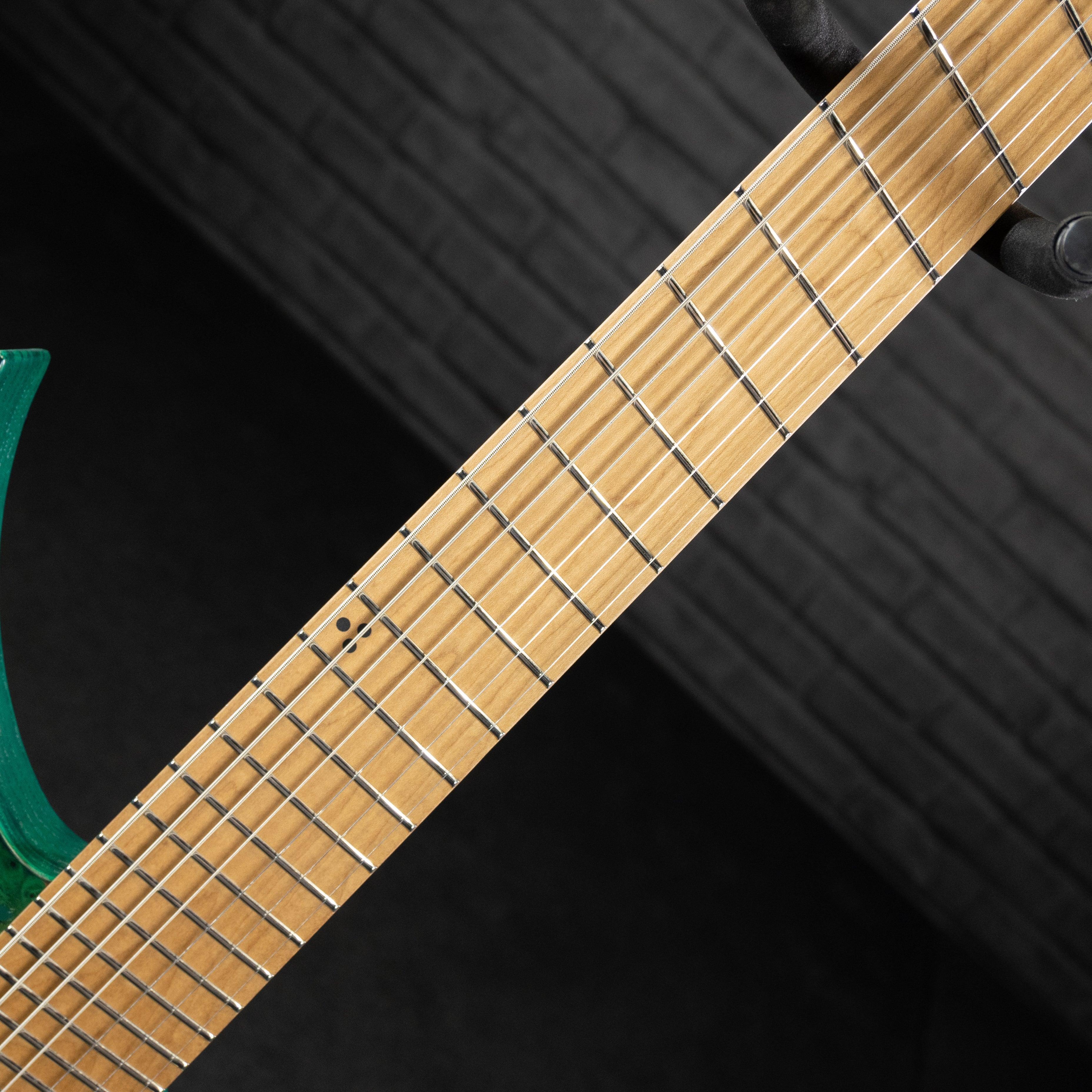 GOC E Series Materia 7 Headless 7-String(Emerald Burl Burst) - Impulse Music Co.