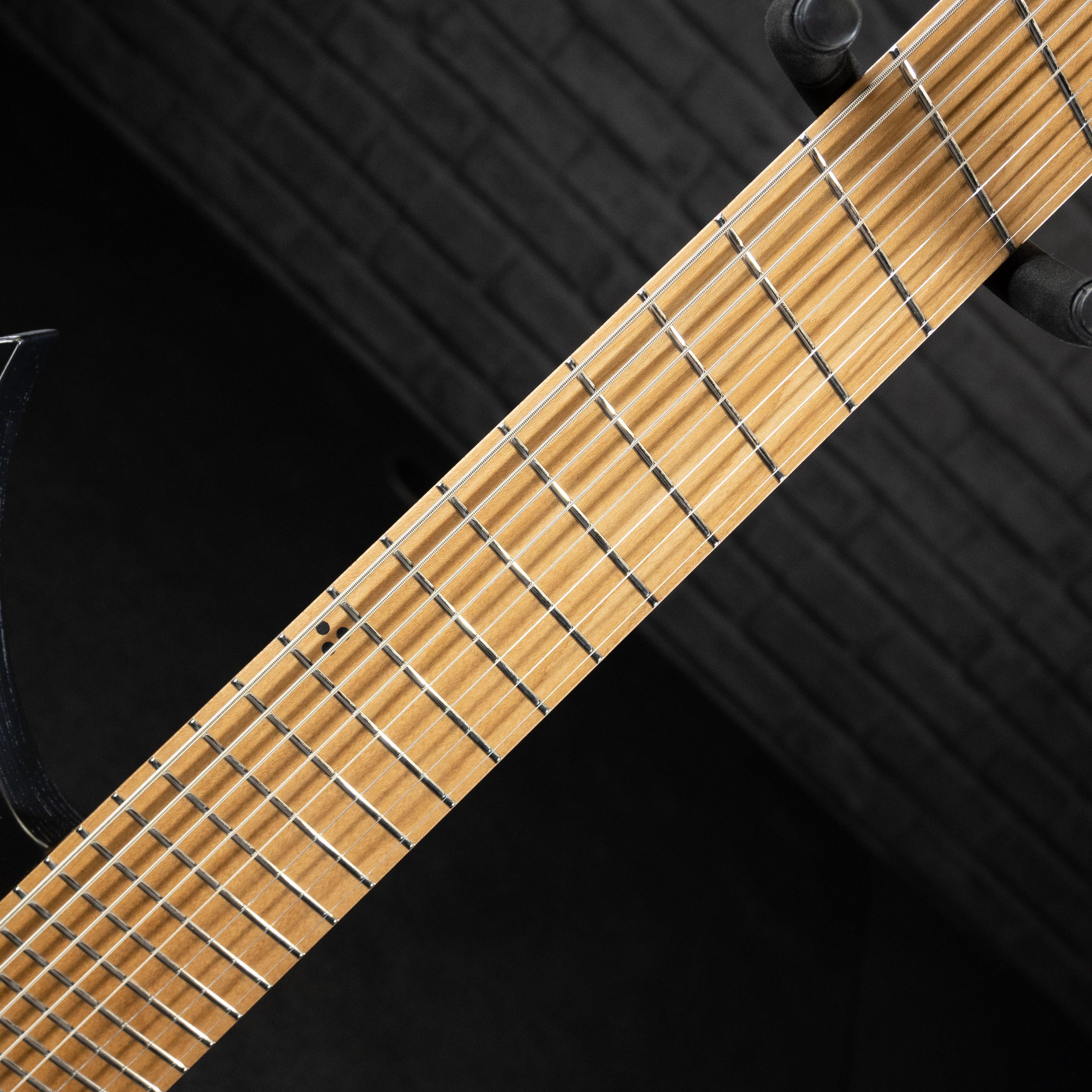 GOC E Series Materia 8 Headless 8-String(Black Burl Burst) - Impulse Music Co.