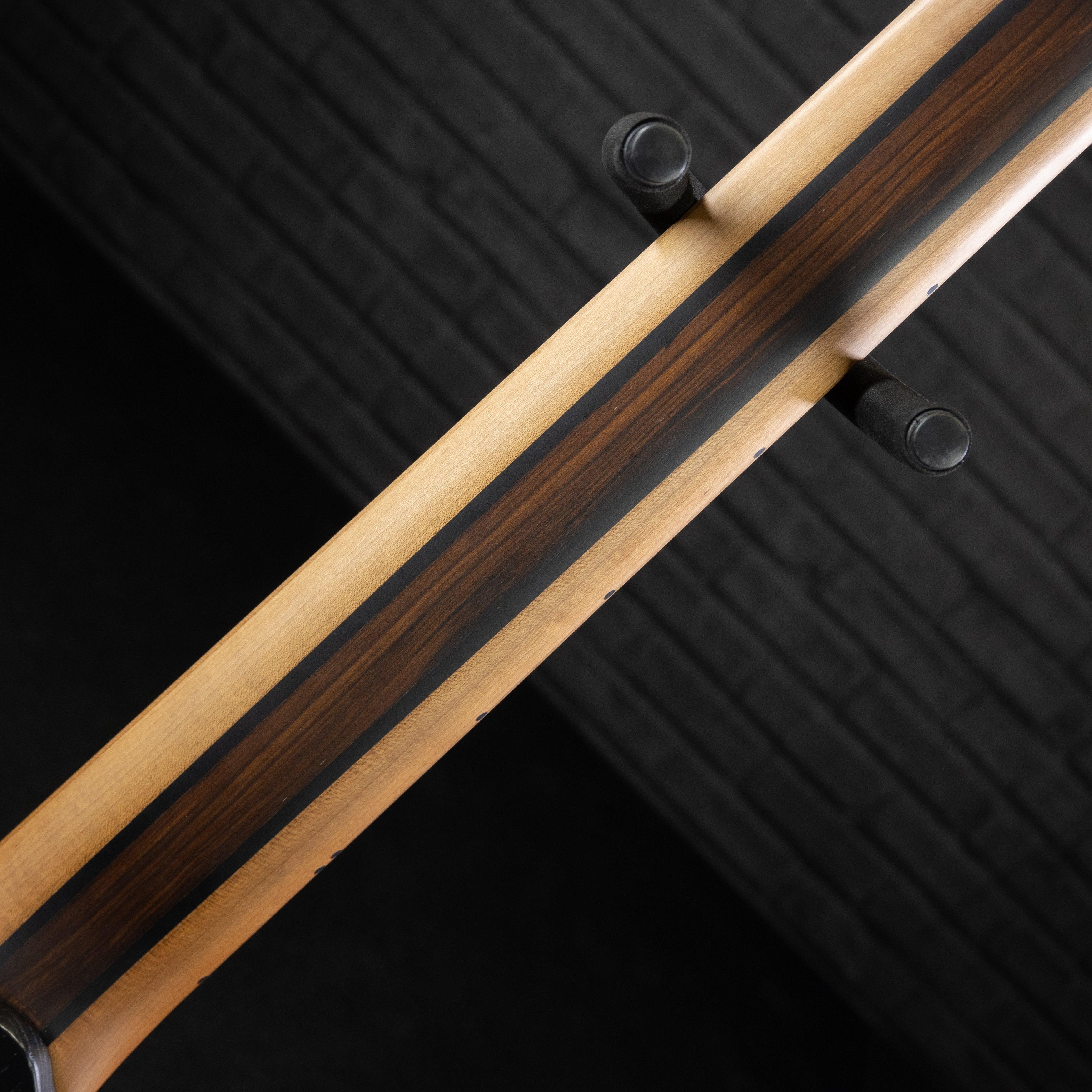 GOC E Series Materia 8 Headless 8-String(Black Burl Burst) - Impulse Music Co.