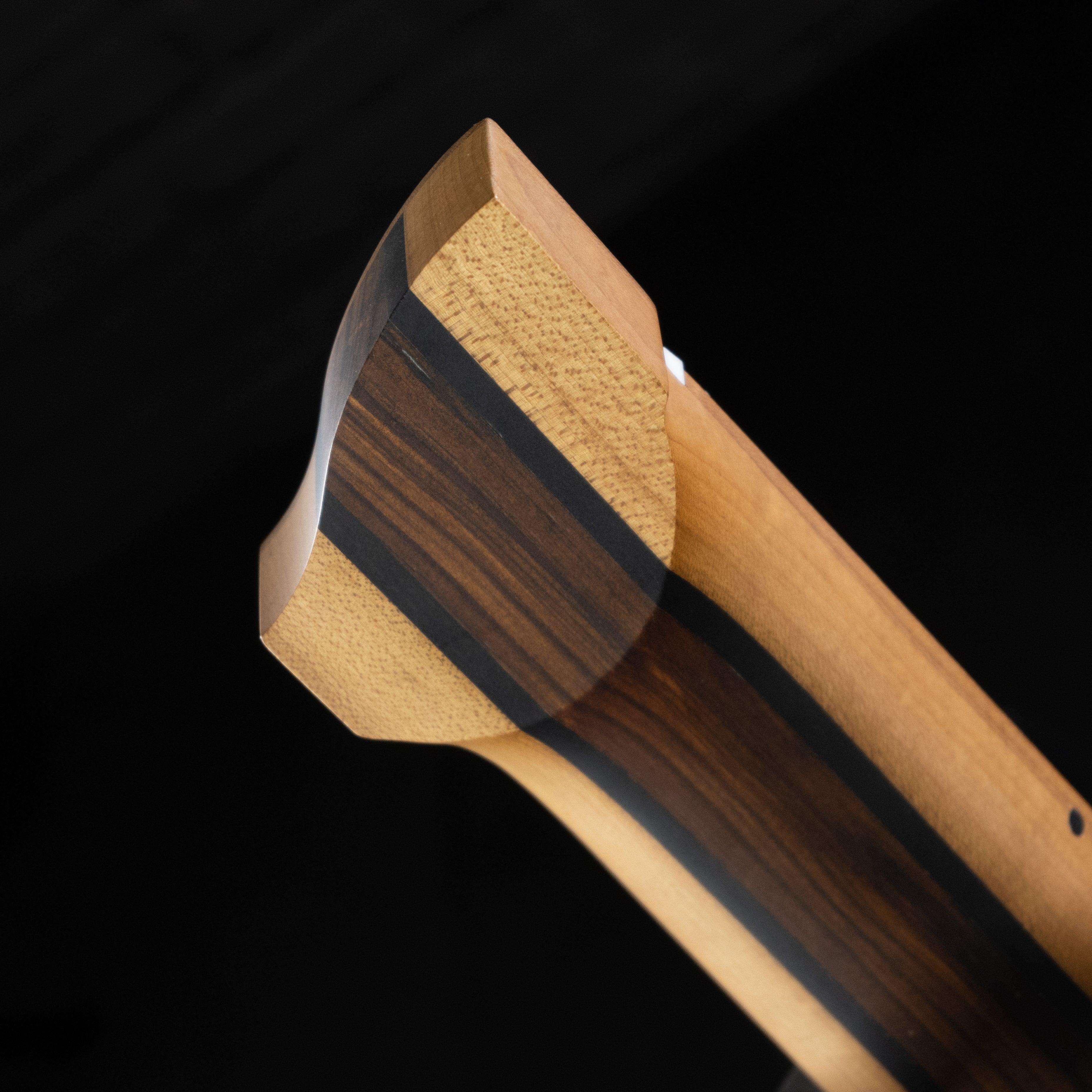 GOC E Series Materia 8 Headless 8-String(Black Burl Burst) - Impulse Music Co.